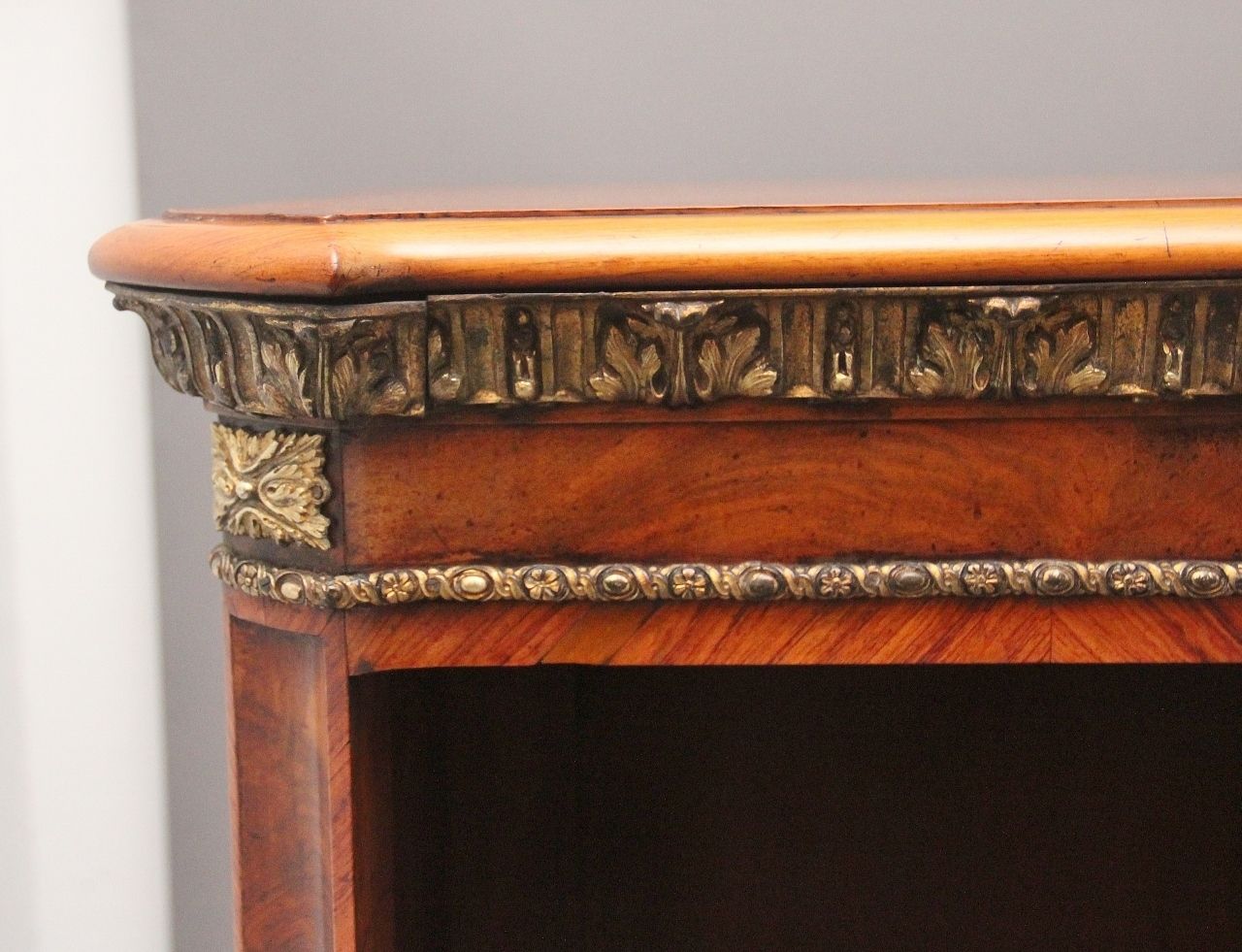 19th Century Walnut And Ormolu Open Bookcase By Johnstone And Jeanes photo vinterior