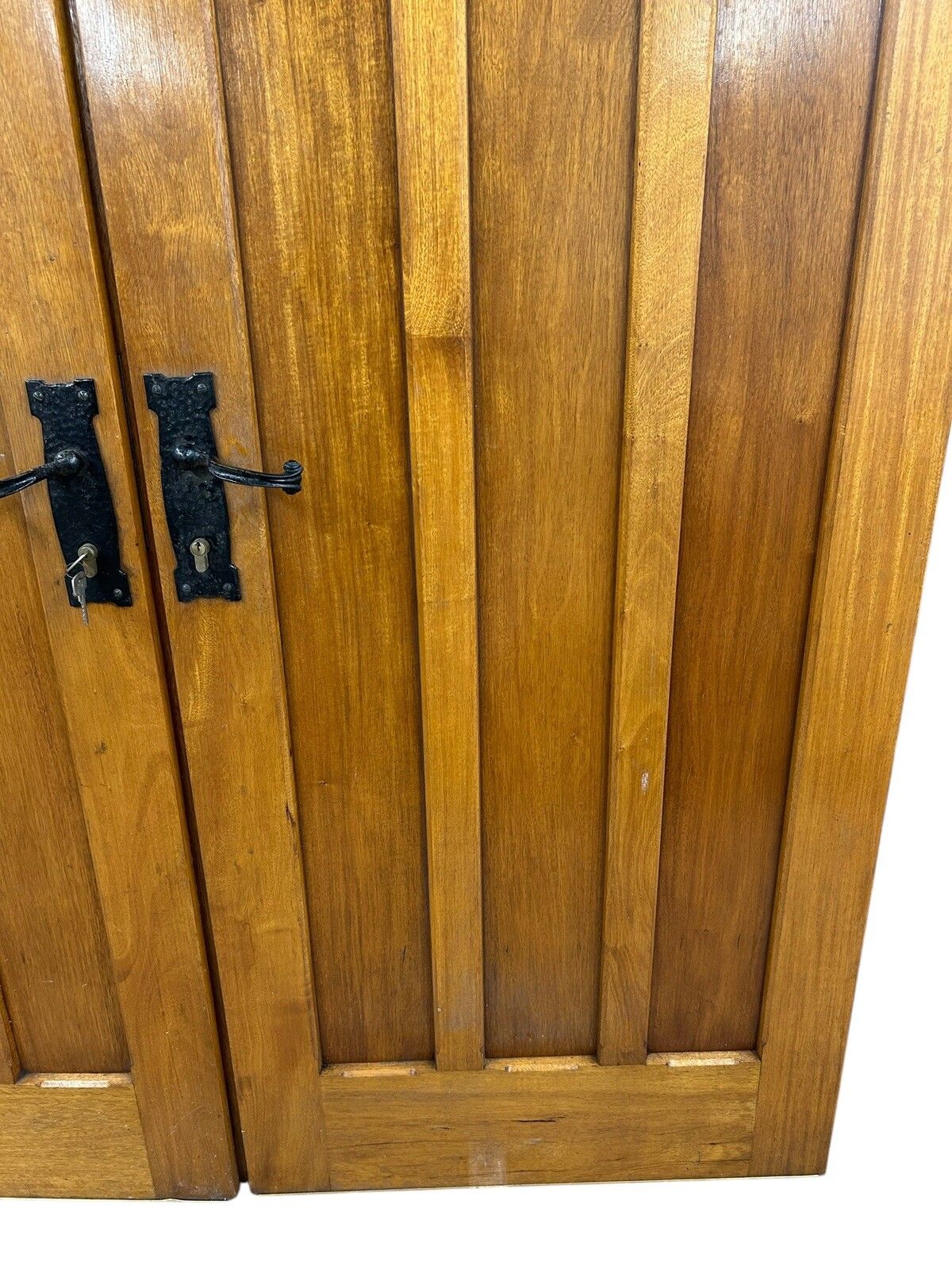 Home Fixtures Large Solid Iroka Front Doors Period Style  Reclaimed Old Hardwood Arts & Crafts photo