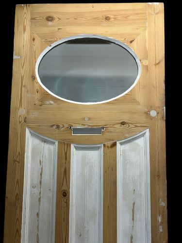 photo furniture Art Deco Bevelled Glass Front Door Period Old Reclaimed Antique Wood 20s 30s