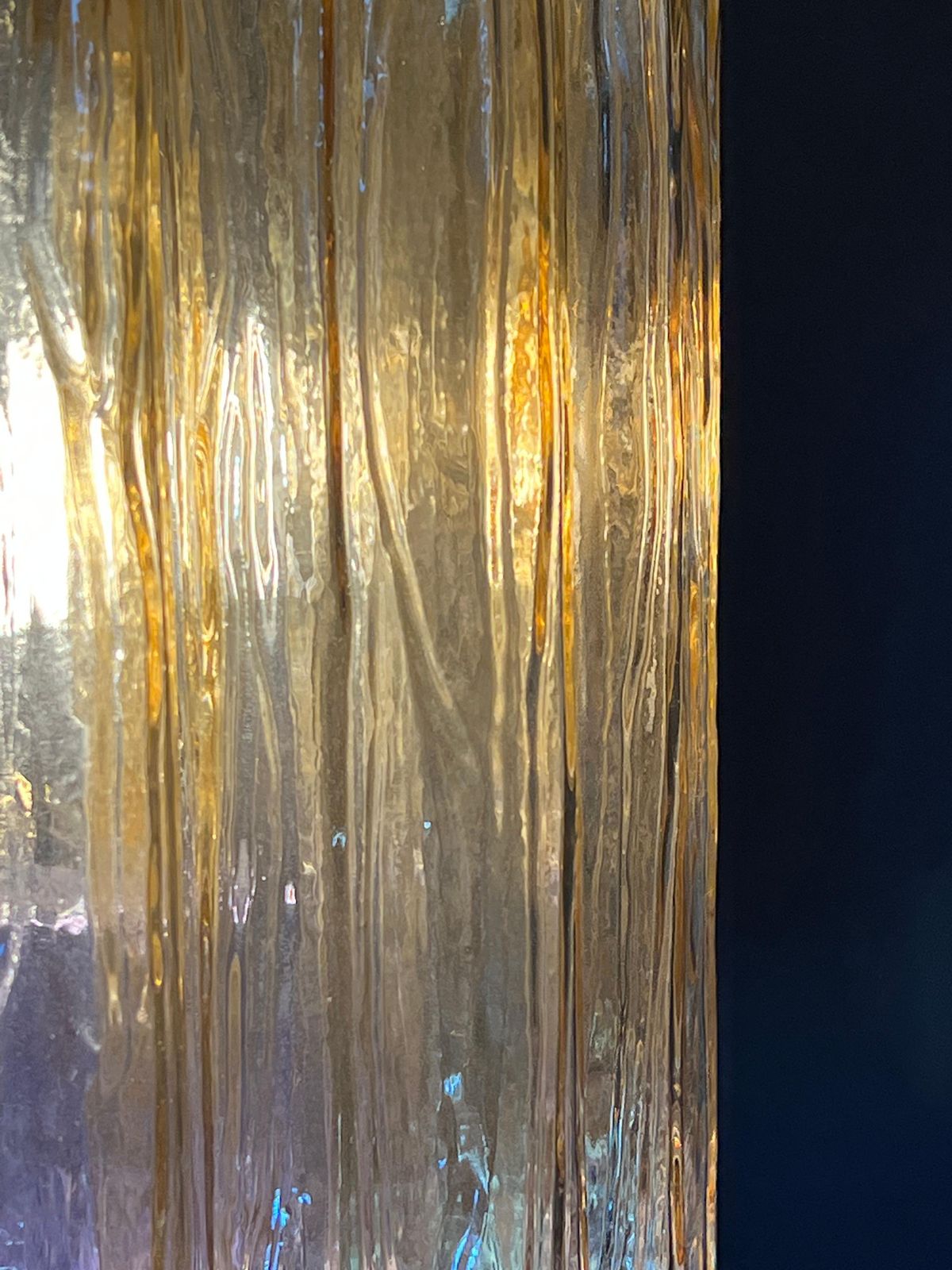 photo vinterior Amazing Pair Of Italian Lollo Chandeliers, Murano By Valentina Planta
