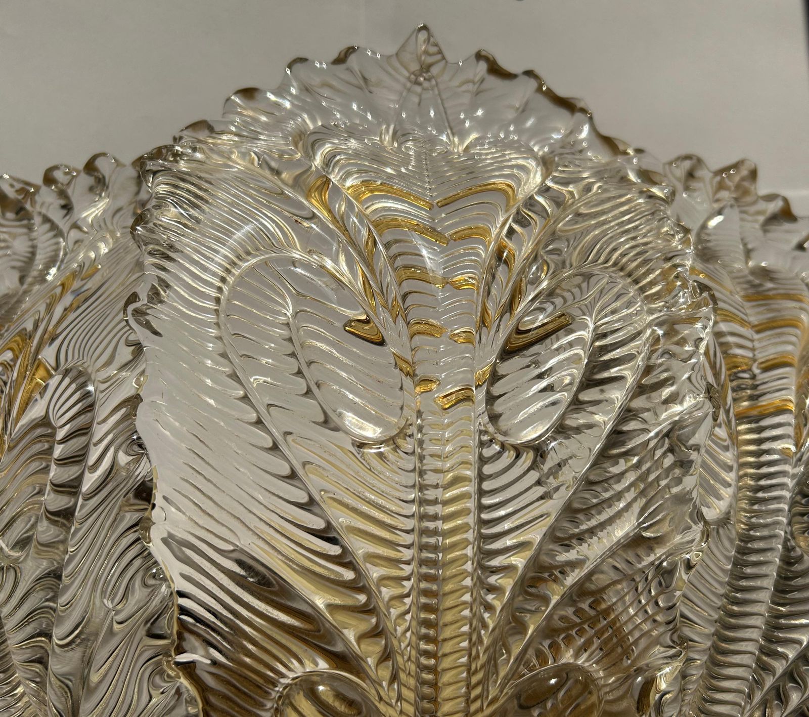 photo furniture Luxurious Pair Of Wall Lamps Style Barovier & Toso, Murano, 1980s