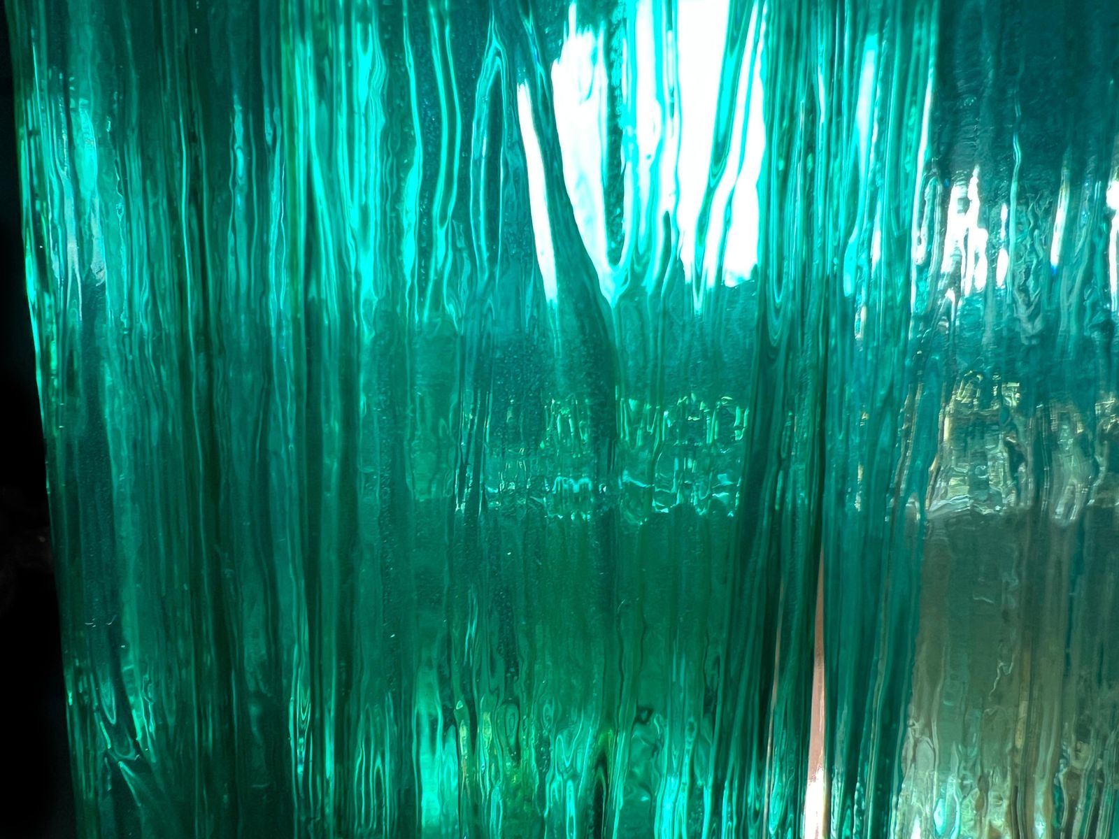 photo furniture Elegant Italian Emerald And Gold Chandelier By Valentina Planta, Murano