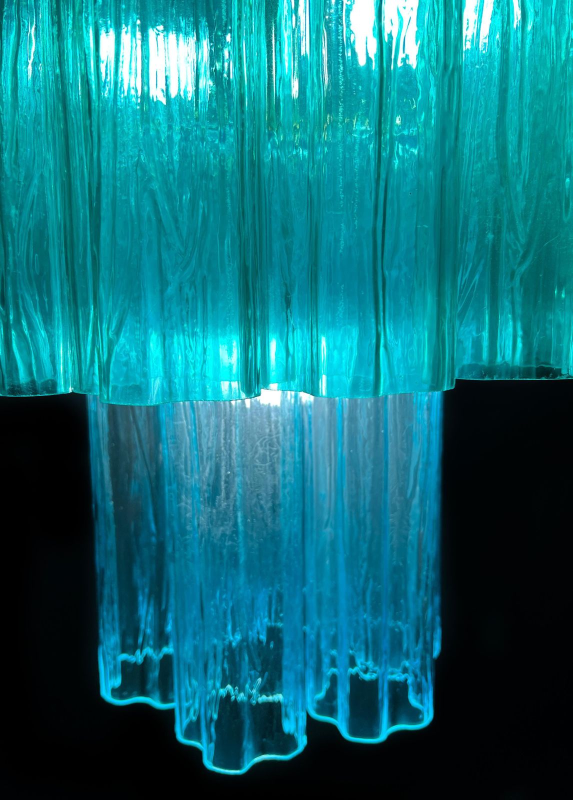 Elegant Italian Emerald Chandelier By Valentina Planta, Murano photo buy