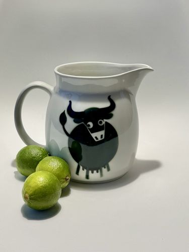 photo buy Vintage Arabia Finland Heluna Large Green Cow Jug By Anja Juurikkala Kl2 1970s