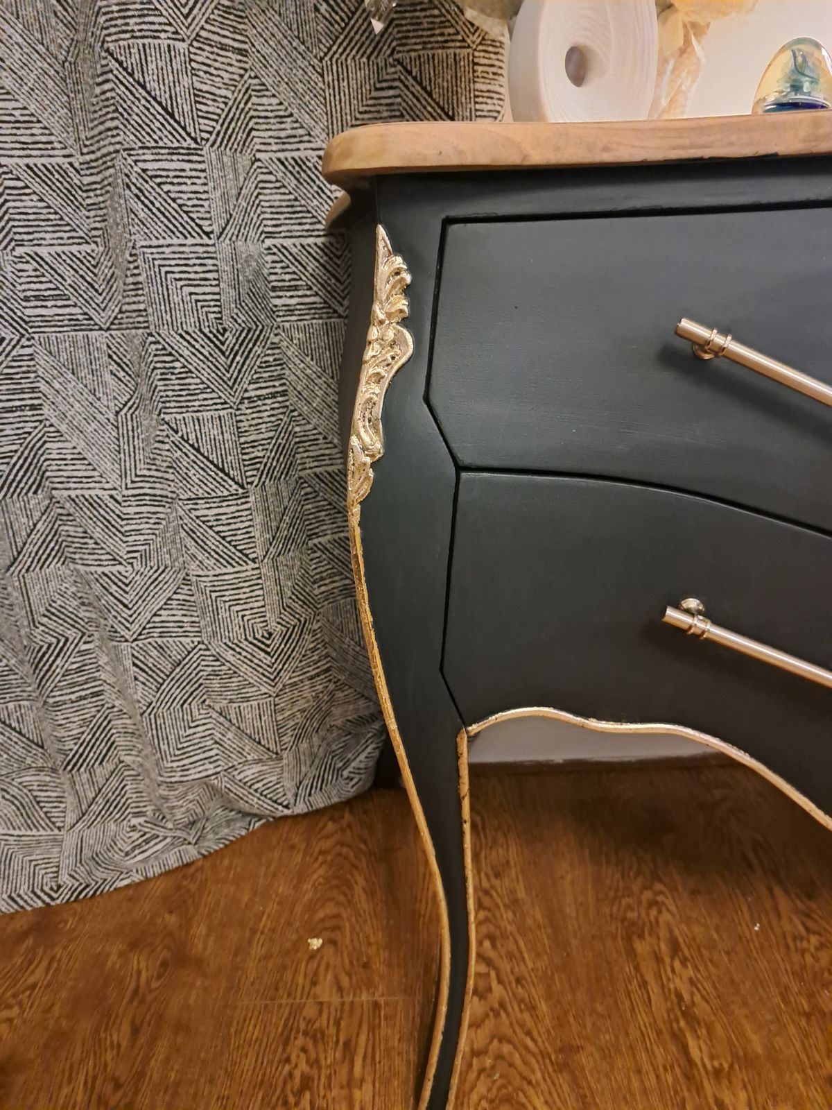 French Styles Bowed Front Dresser photo for sale
