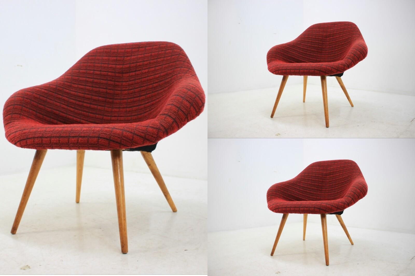 Set Of Three Fiberglass Armchairs By František Jirák, 1970s