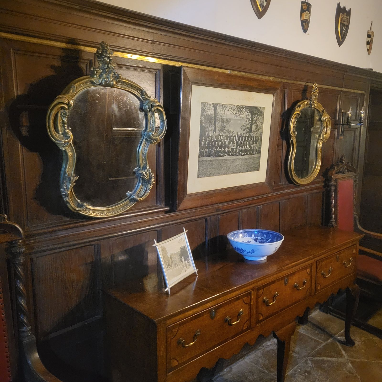 Pair Of French Gilt Composite Mirrors photo furniture