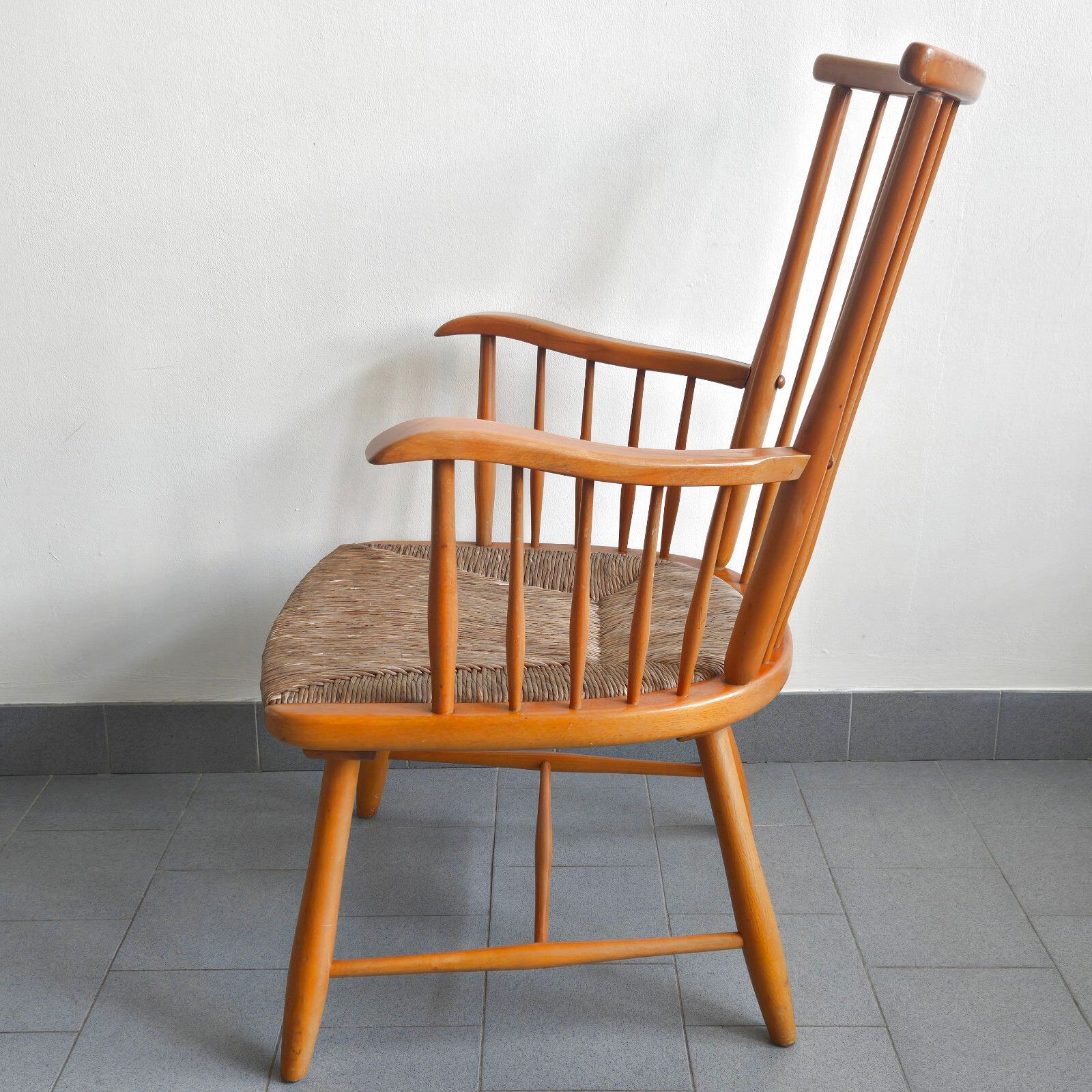 Vintage Arno Lambrecht Armchair For Wks Mobel 1950 & Hetre & Reed 50s 1950s photo buy