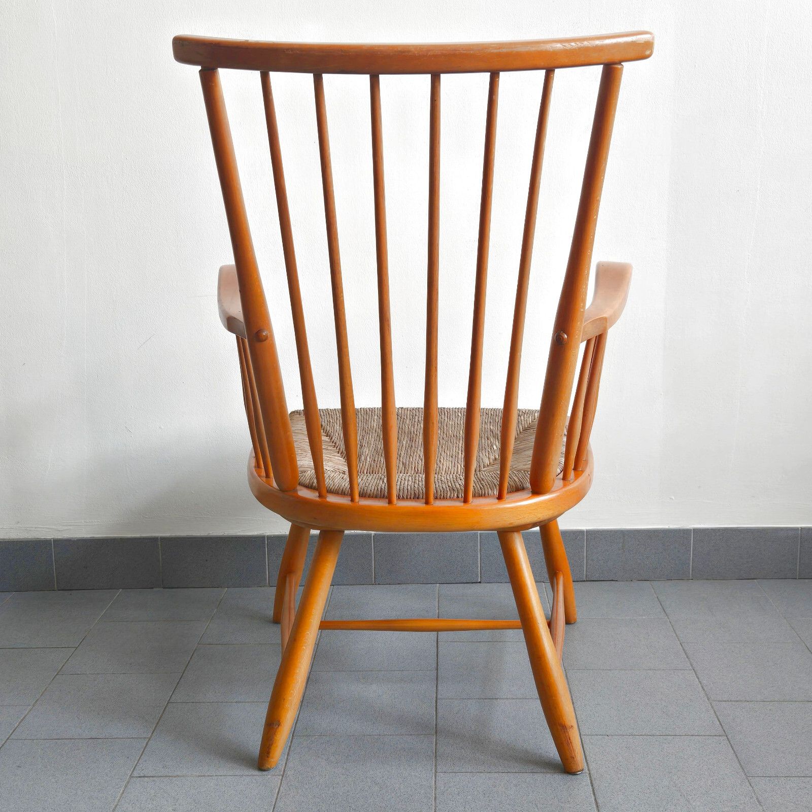 Vintage Arno Lambrecht Armchair For Wks Mobel 1950 & Hetre & Reed 50s 1950s photo vintage
