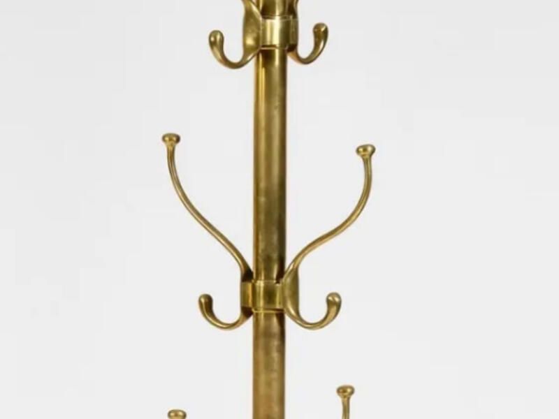 Portemanteau Laiton 1900 Art Nouveau photo furniture