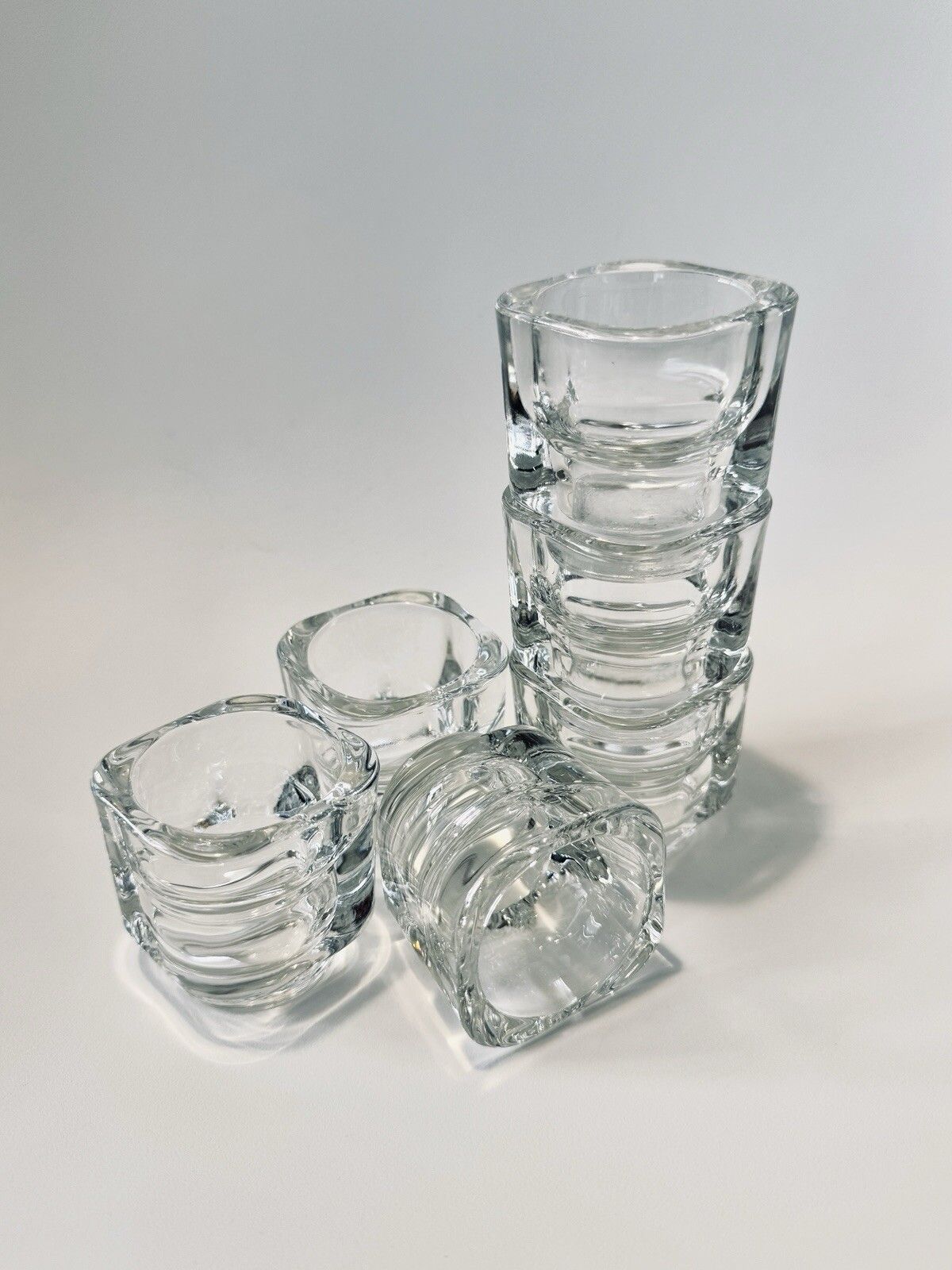 6 Modernist Arno Egg Cups/Candle Holders By Joe Colombo For Italora 1960’s photo Home Decor