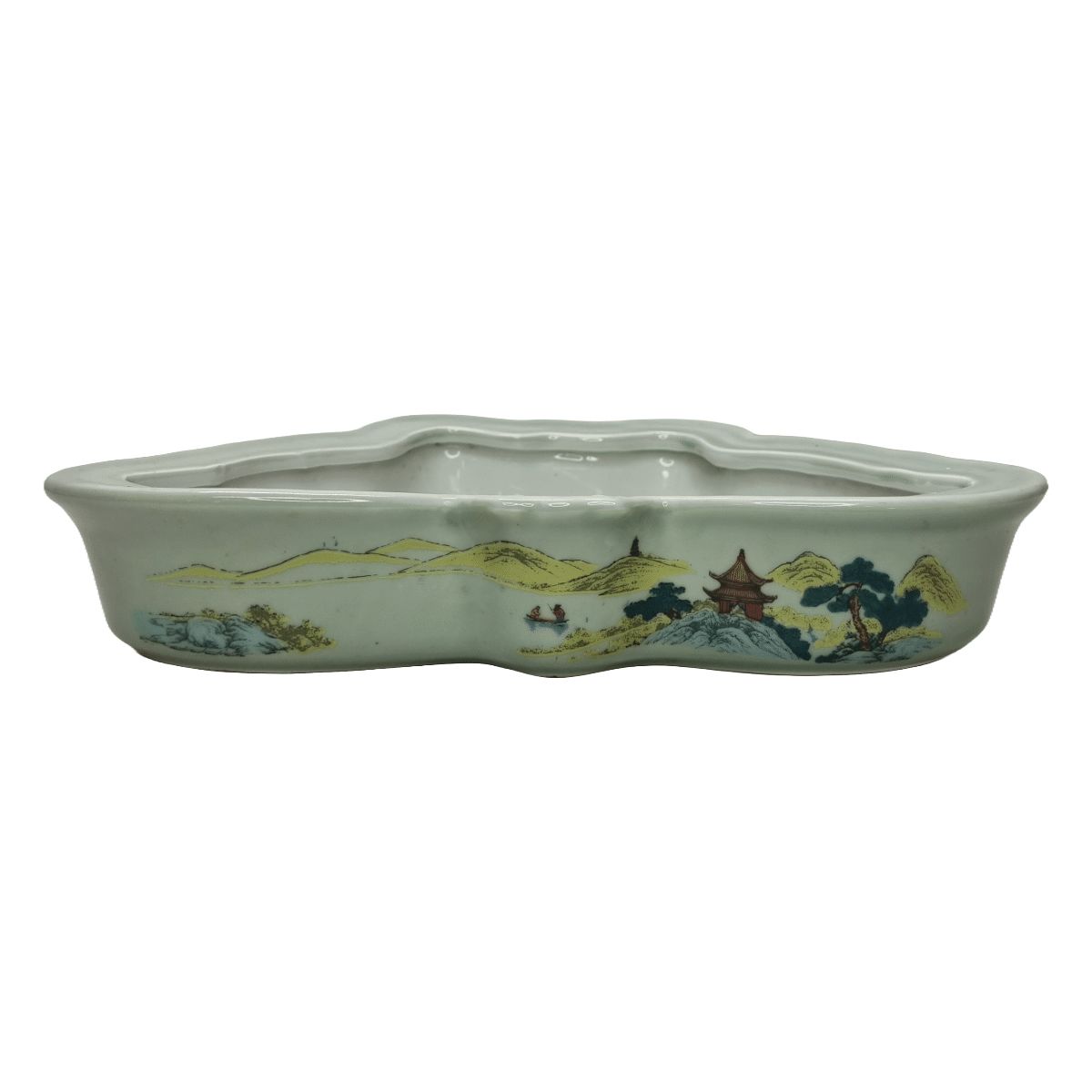 Oriental Porcelain Butterfly Bowl, 1990s photo for sale