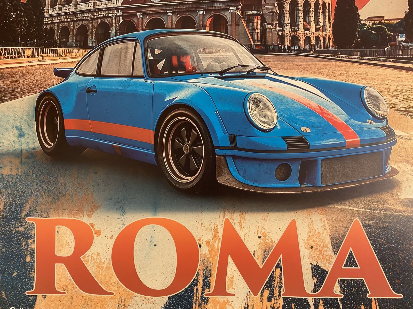 photo vinterior Pollux, 2020s   Roma   Original Poster Printed In Offset With Detached Screen Cm 98x 68 In 38,6 X 26,8 Hand Signed Lower Right