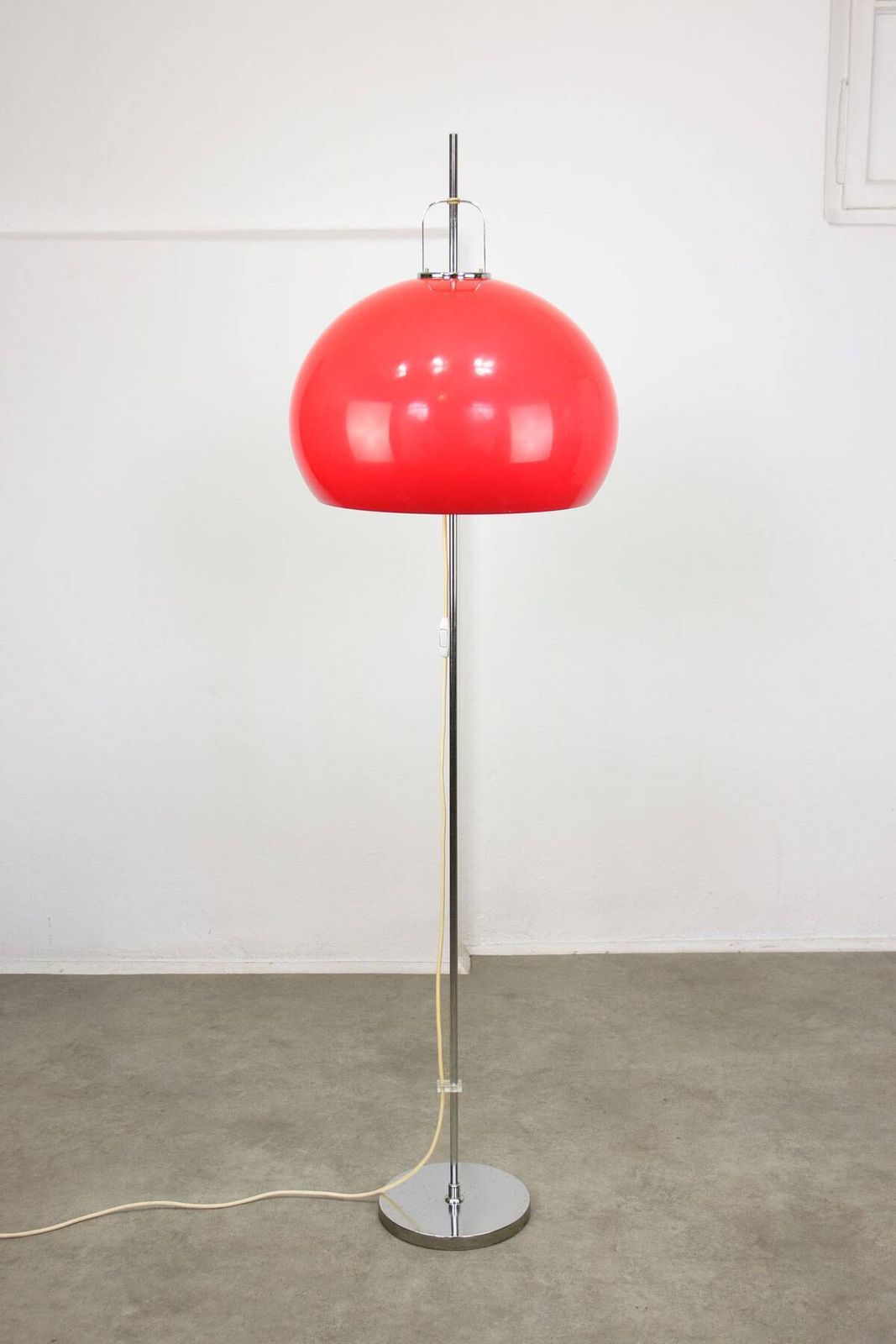 Lighting Large Space Age Lucerna Floor Lamp By Luigi Massoni For Guzzini, 1960s photo