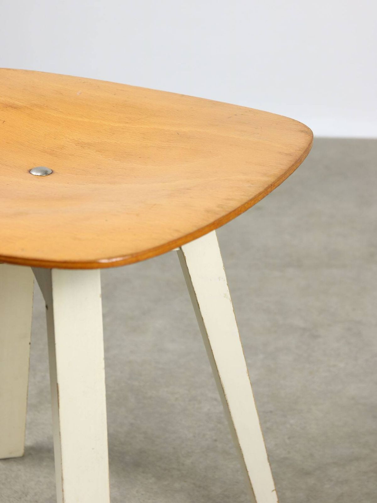 Vintage Plywood Crossbar Stool By Niko Kralj, 1954 photo Furniture