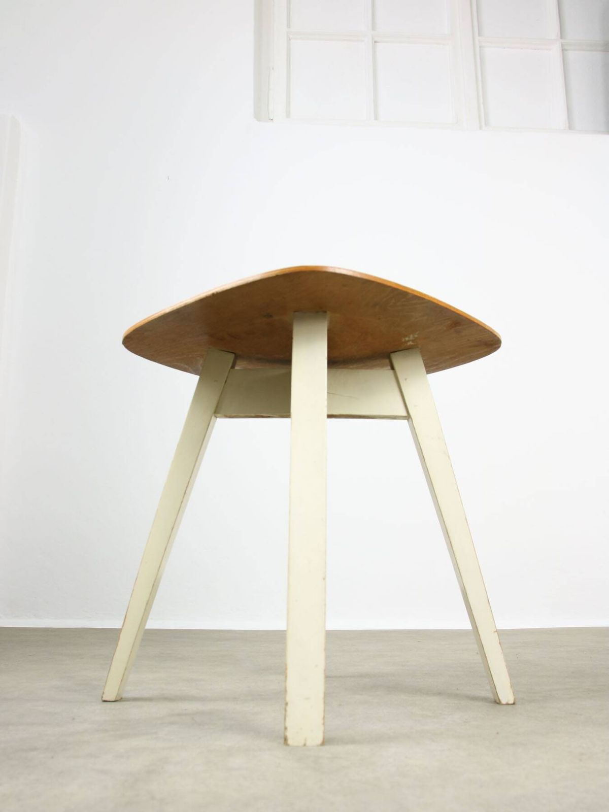 Vintage Plywood Crossbar Stool By Niko Kralj, 1954 photo 305.0