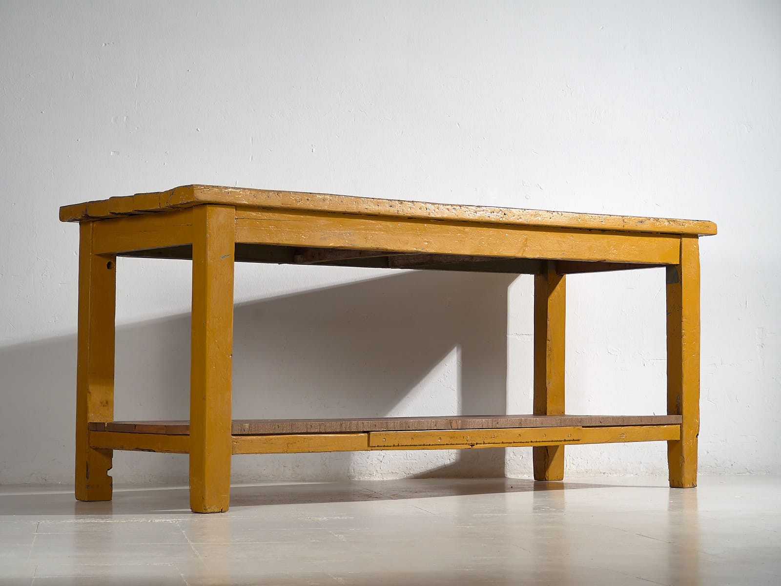 Antique Long Table With Lower Tray (C.1920) #17 photo furniture