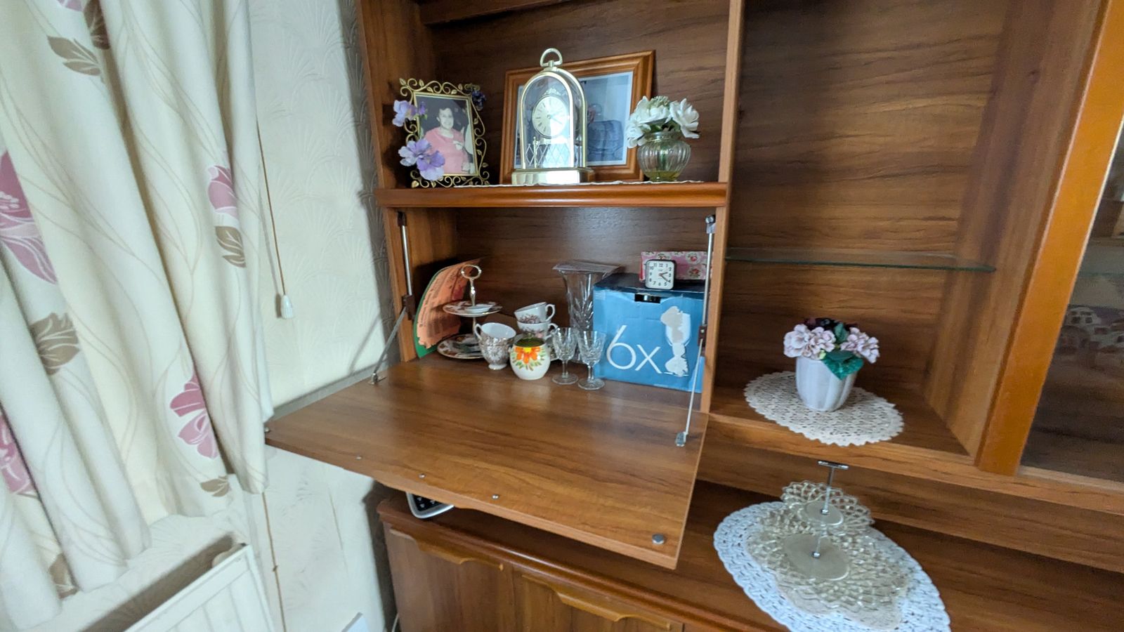 Mid Century State Room By Stonehill Teak Living Room  Display Cabinet photo Furniture