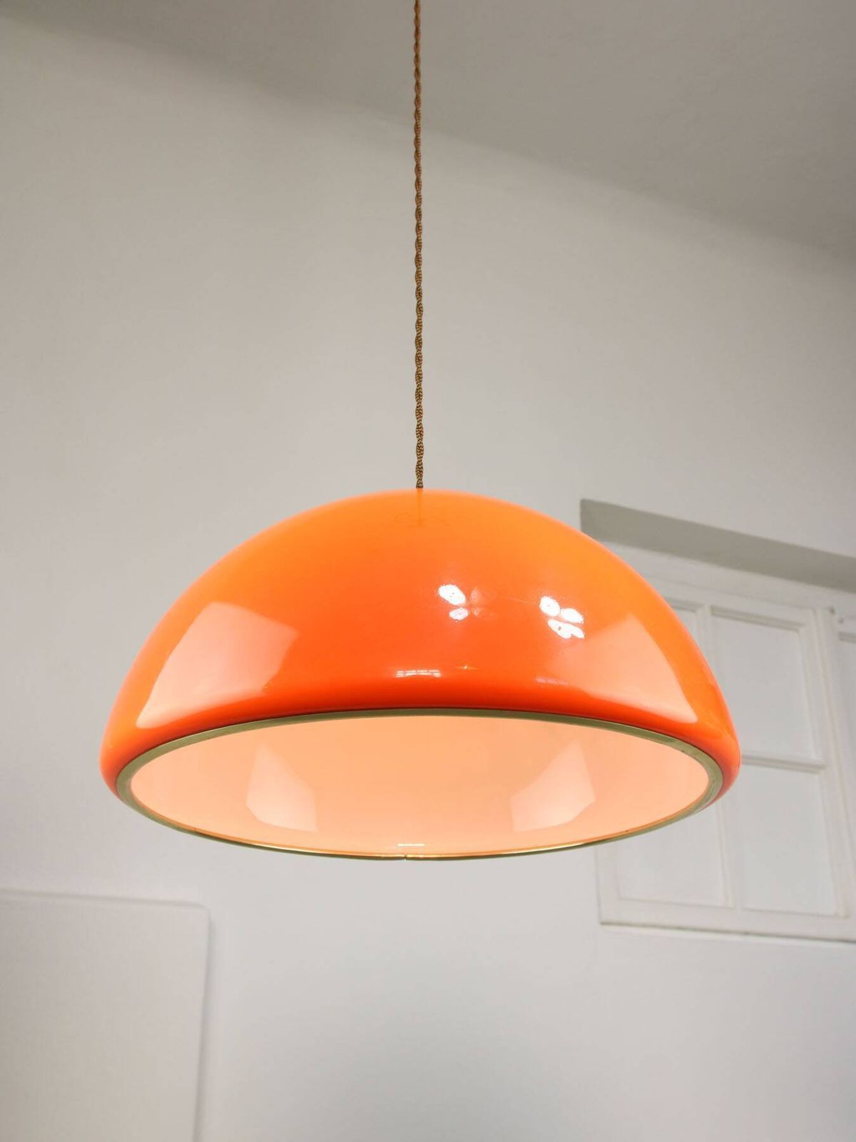 Space Age Cabras Pendant Lamp By Luigi Massoni For Guzzini, 1960s photo 620.0