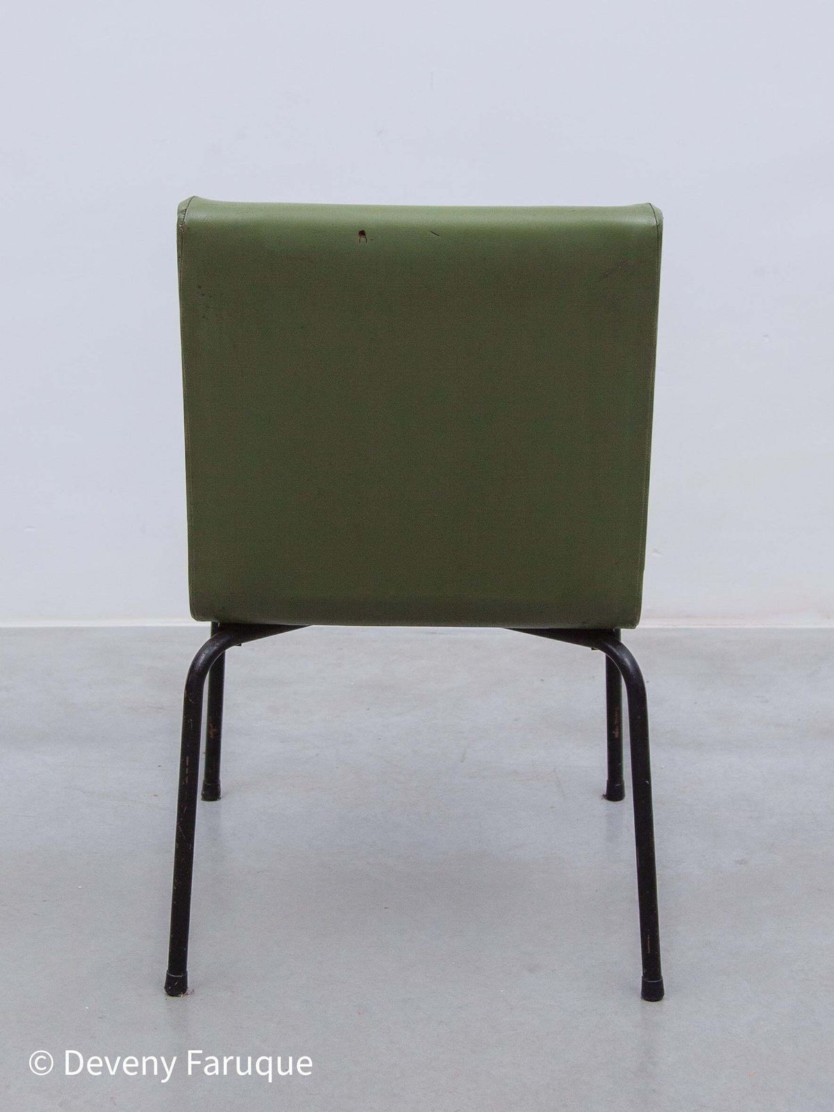 Set Of Five Dining Room Chairs Designed By Pierre Guariche For Meurop, Belgium photo 3821.0