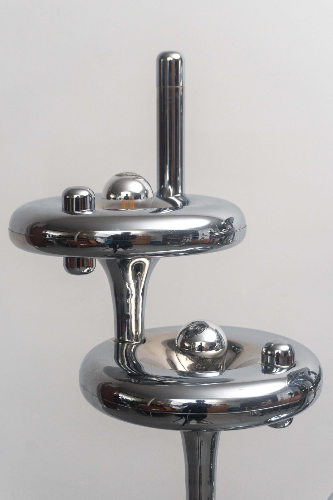 photo furniture Sculpture Set Of Two Modular Nagel 1960s Space Age Floor Lamps, Made In Germany
