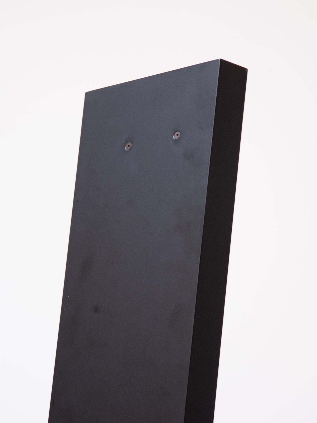 Floor Lamp Large Black Plated Metal Uplighter, 1980s By Poltrona Frau photo vintage