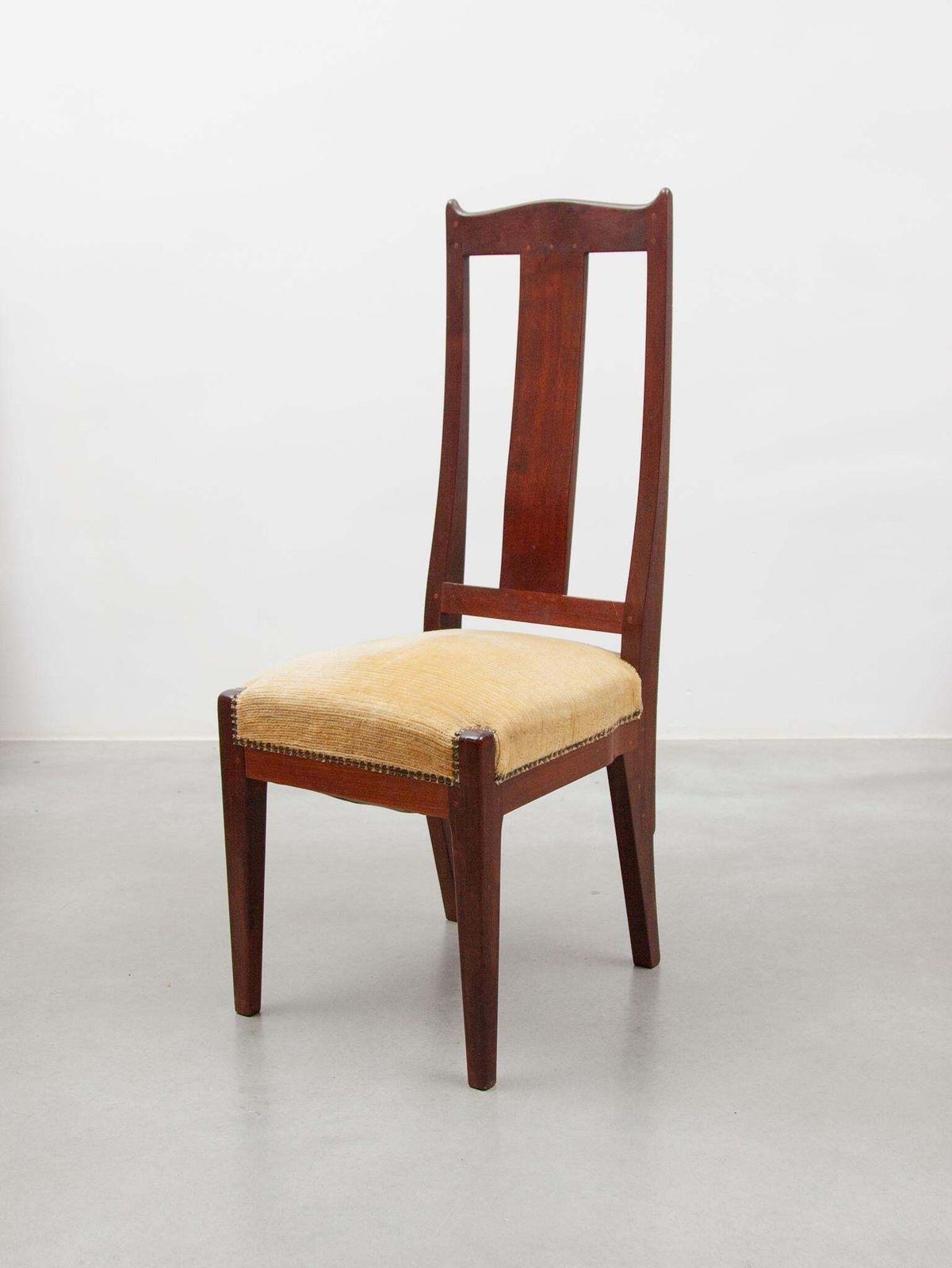 Arts And Crafts Amsterdamse School Set Of Six Chairs By Jac. Van Den Bosch, 1909 photo vinterior