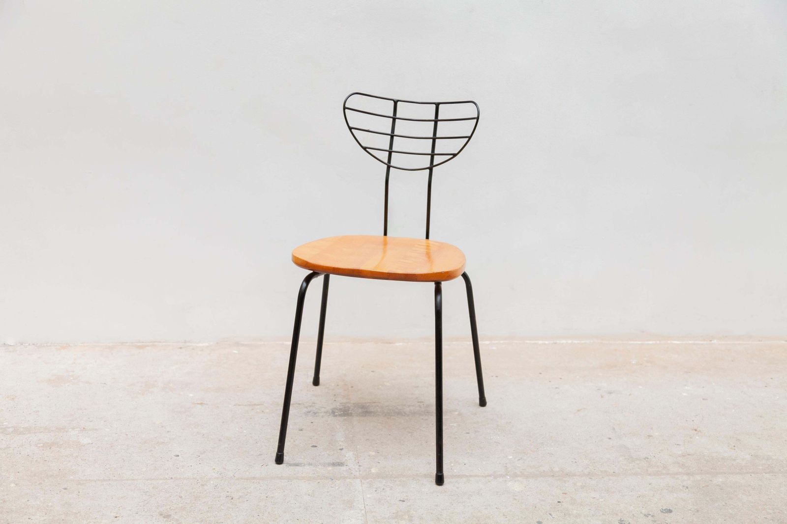 Set Of Six "Radar" Chairs Designed By Willy Van Der Meeren For Tubax, Belgium photo Furniture