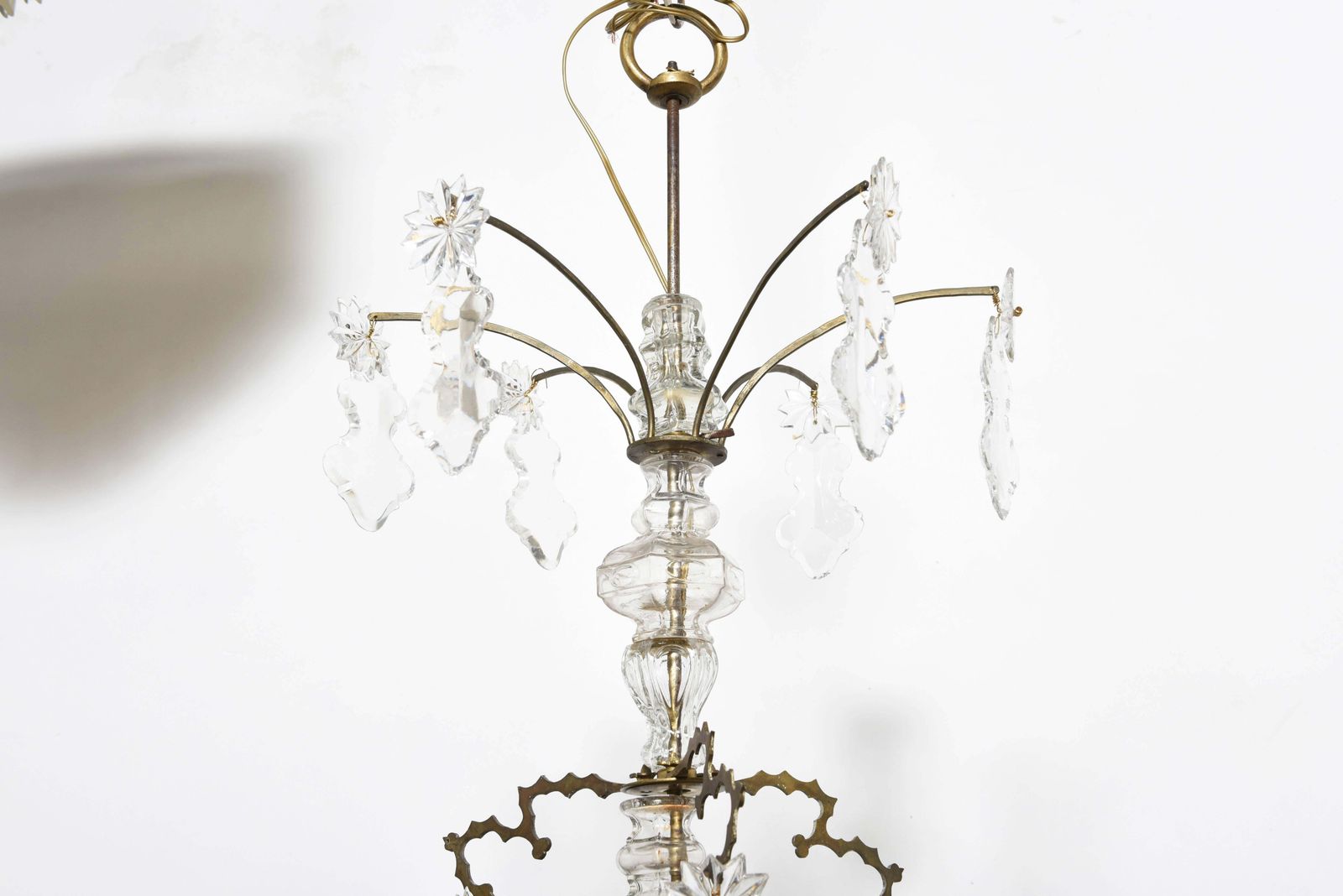 photo furniture Louis XV Crystal Twelve Arms Chandelier, Maison Bagues, France
