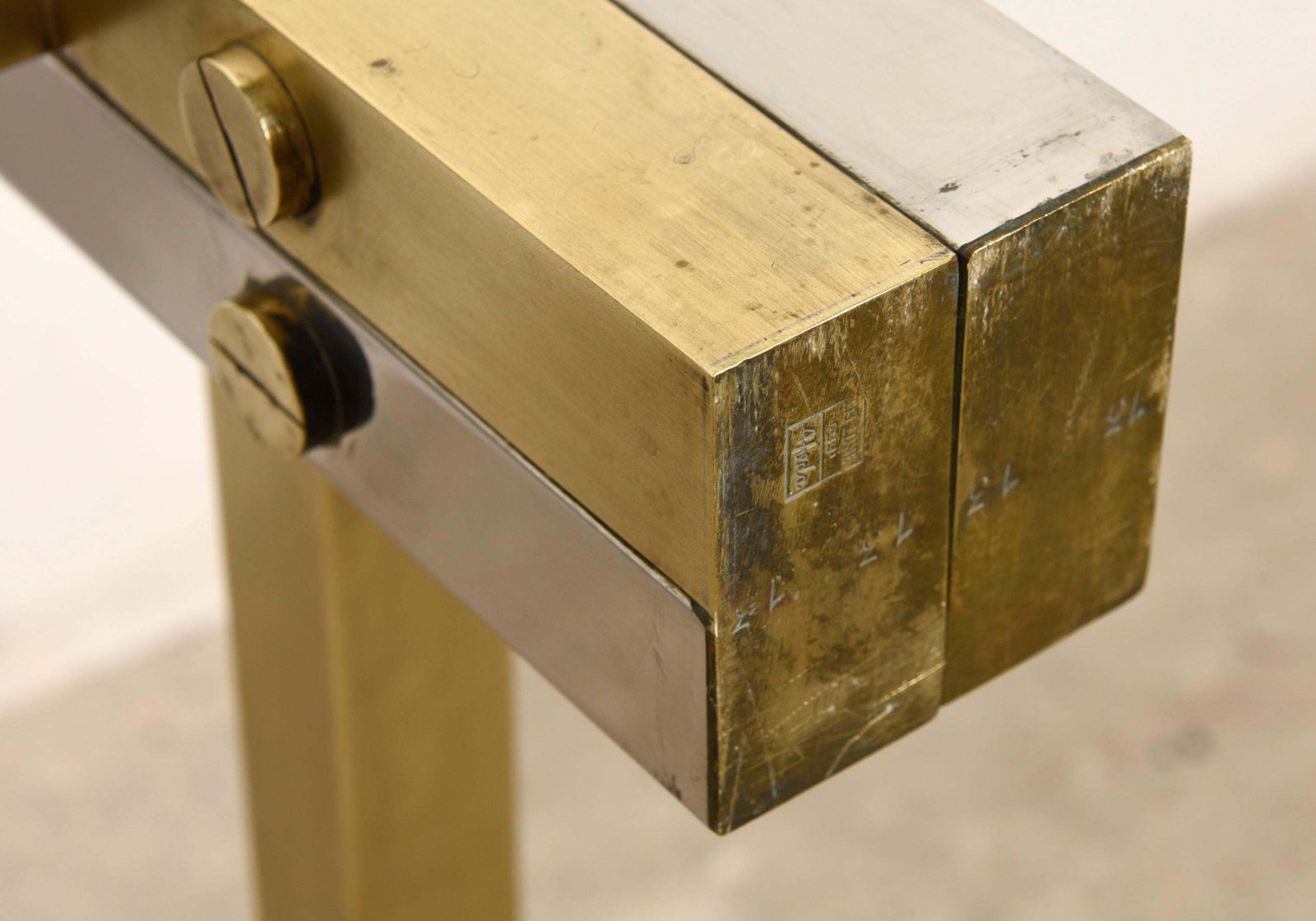 Brass Coffee Table By Alfredo Freda For Cittone Oggi, 1970s, Italy photo buy
