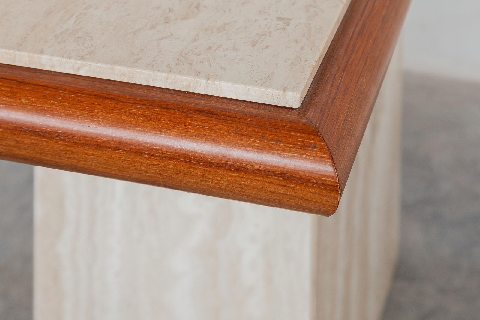 Travertine Console Table, Italy 1970s photo 4979.0