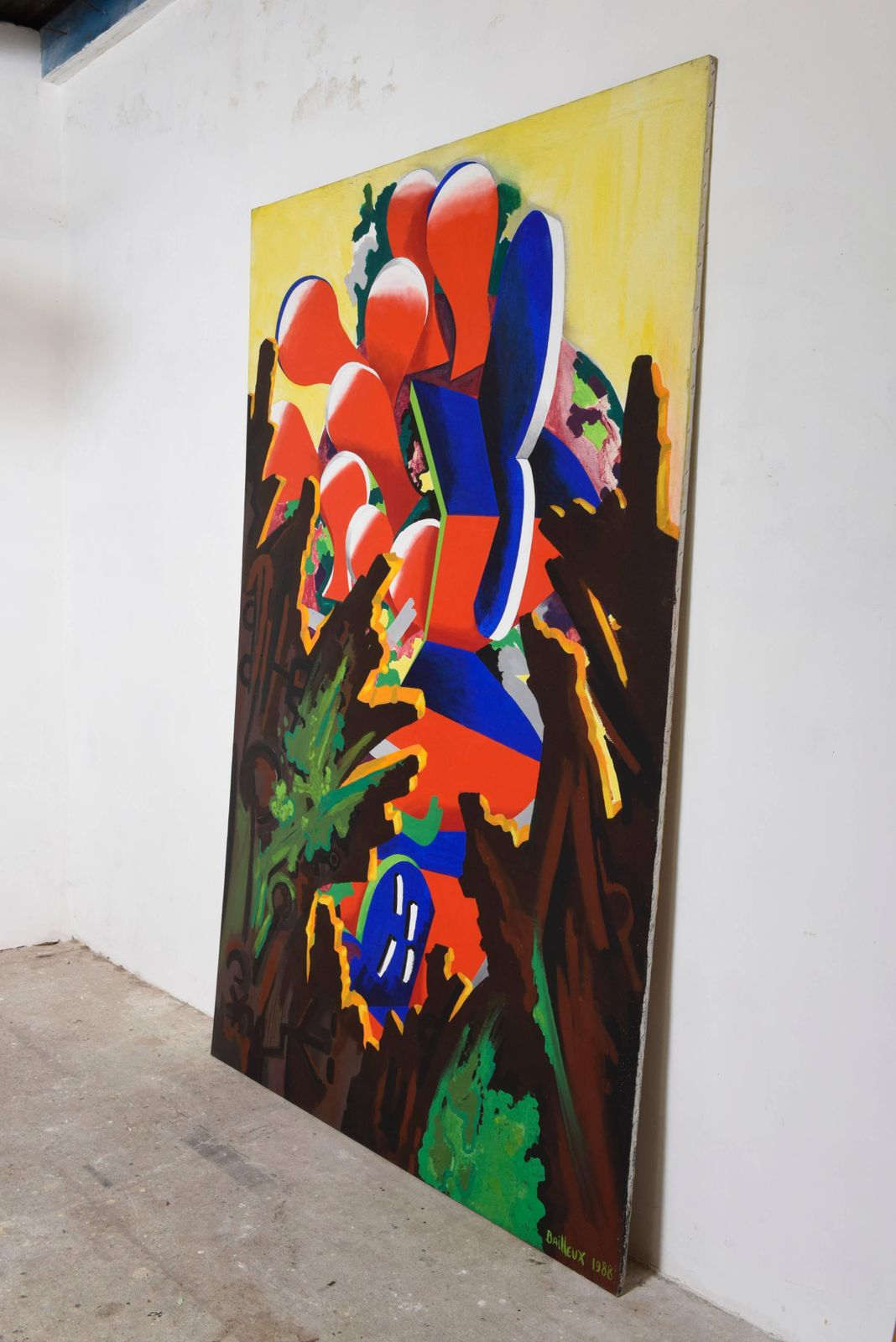 Contemporary Art By Cesar Bailleux "Het Venster, " 1988, Belgium photo furniture