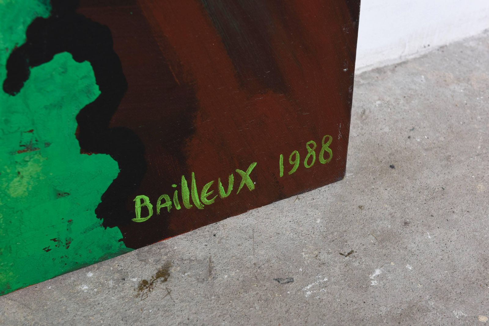 Contemporary Art By Cesar Bailleux "Het Venster, " 1988, Belgium photo 6355.0