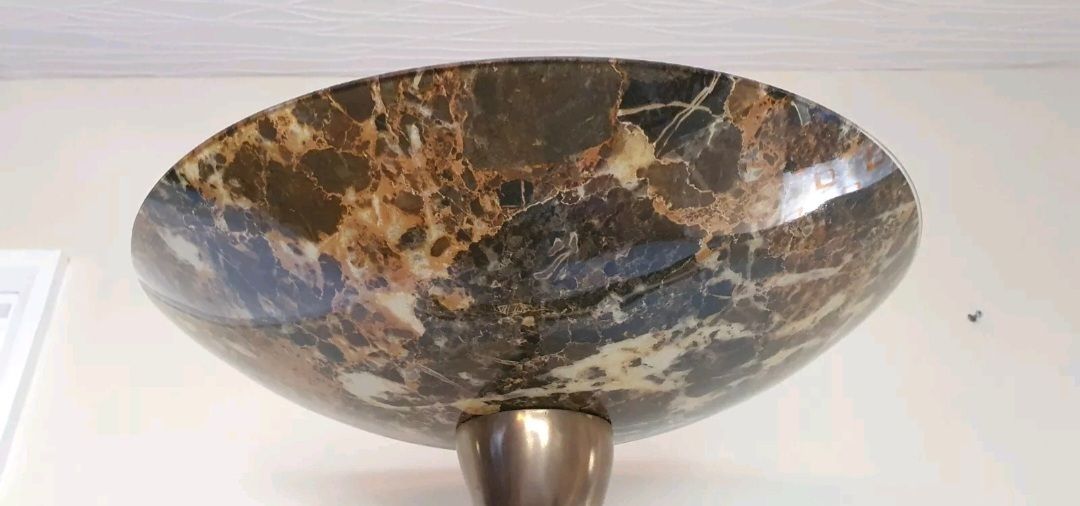 Very Rare David Hunt Lighting  Mg104 Savoy Dark Marble Floor Lamp