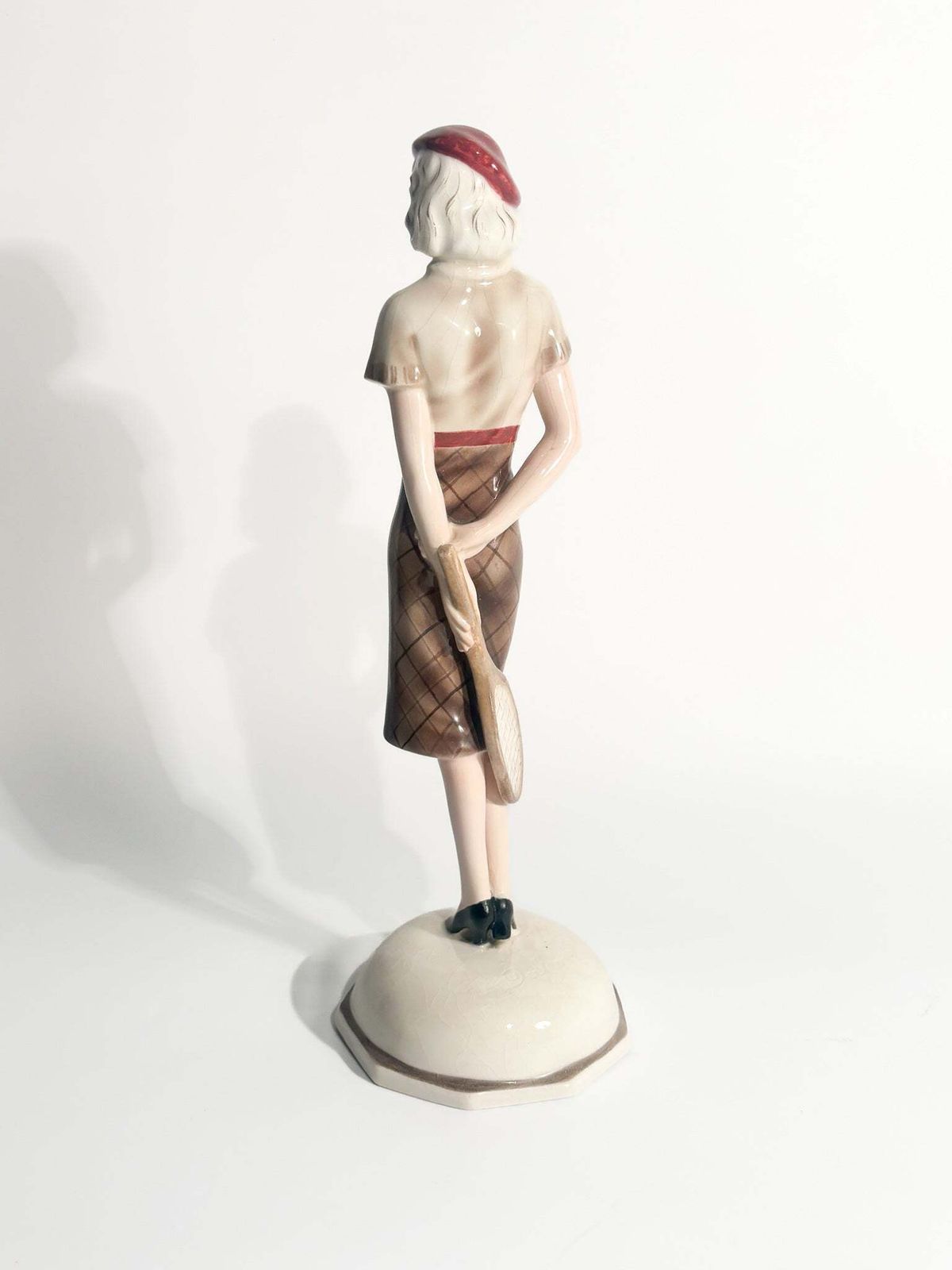 Home Decor Goldscheider Ceramic Figurine Of A Tennis Player By Stefan Dakon From The 1930s photo