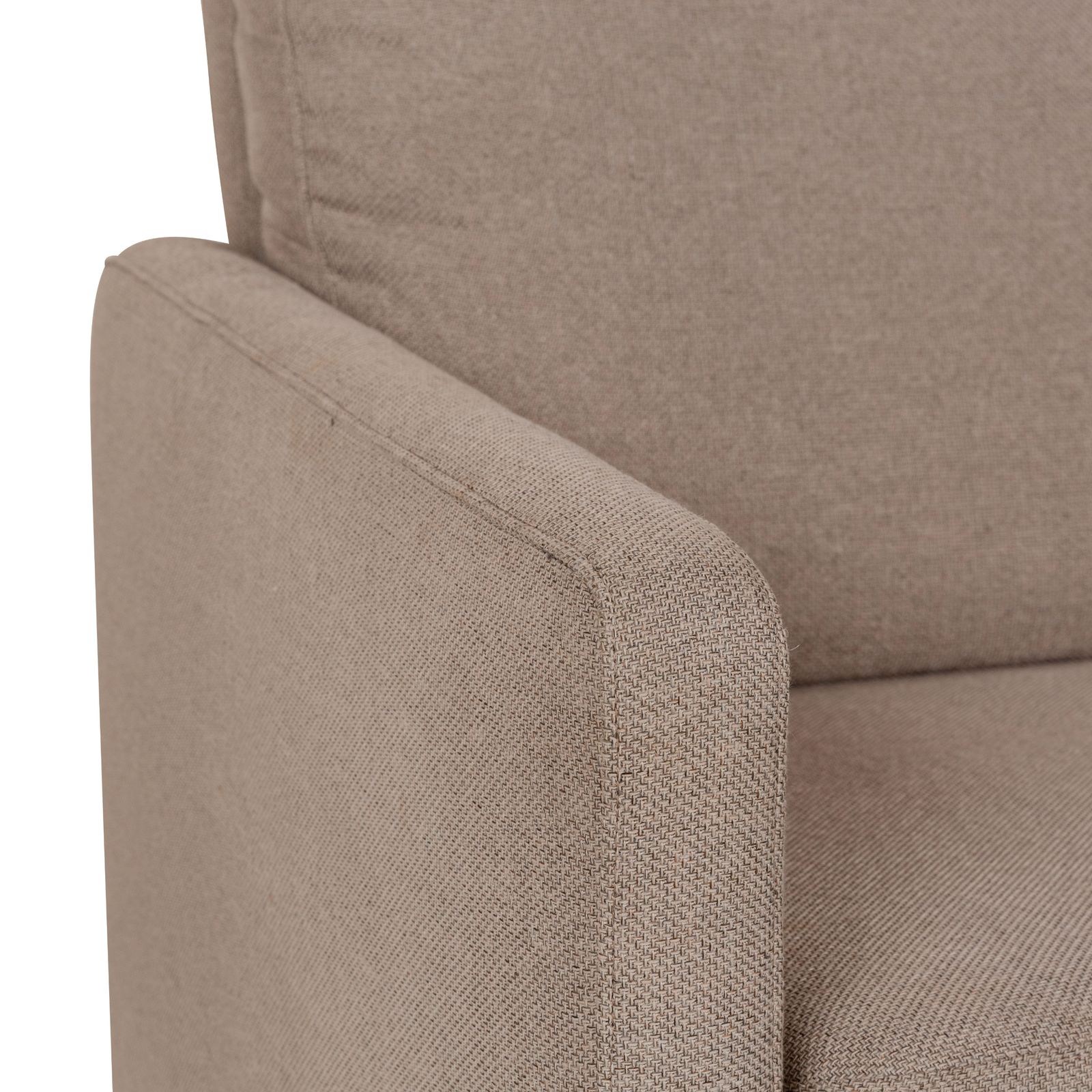 Canapé 3 places Willi Schillig en tissu beige photo for sale