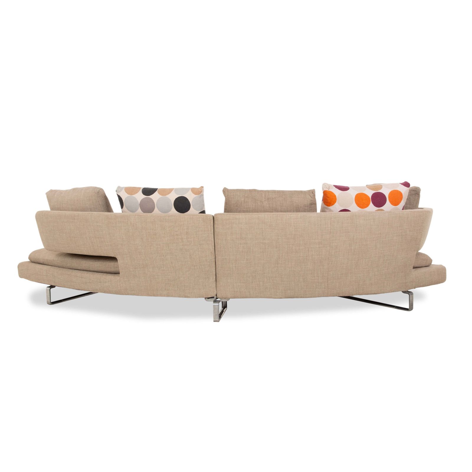 Canapé d'angle B&B Italia Arne en tissu, gris beige brun taupe photo buy