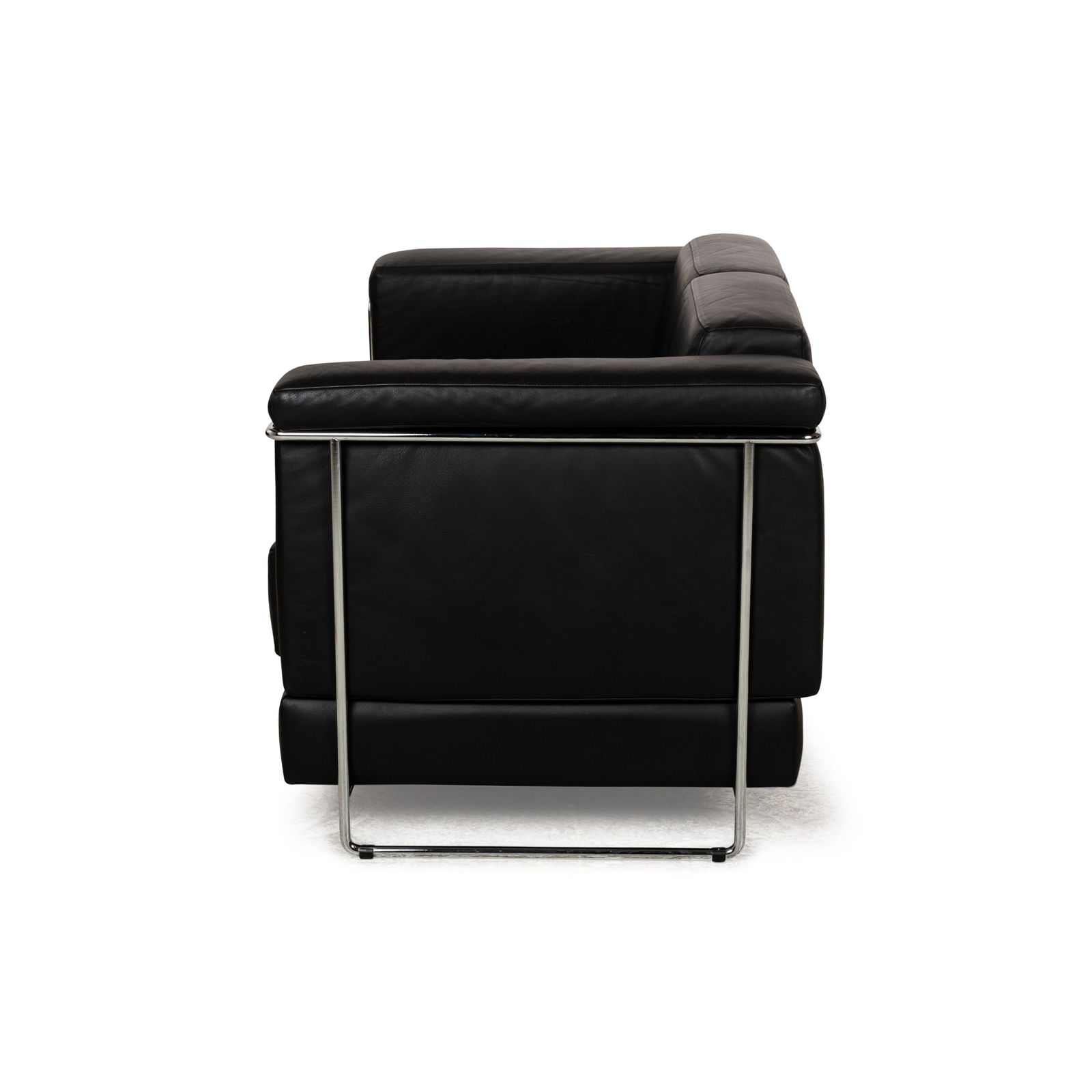 Mobilier Canapé 2 places Züco Carat en cuir noir photo
