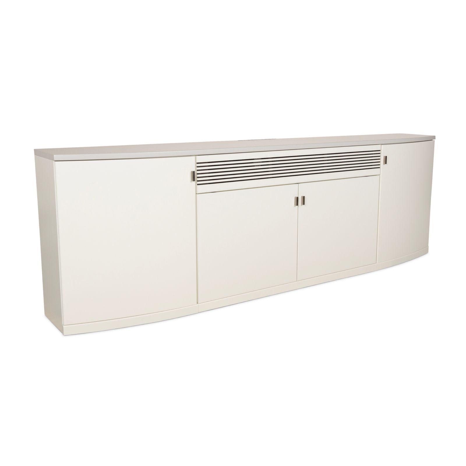 Musterring Kira Wooden Sideboard White Grey photo for sale