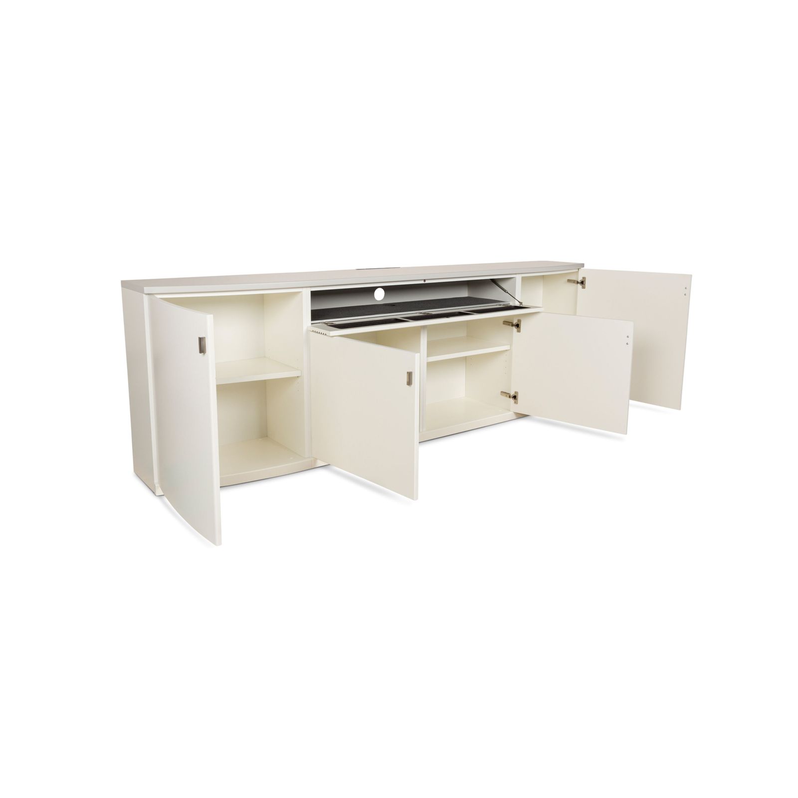 Musterring Kira Wooden Sideboard White Grey photo Furniture