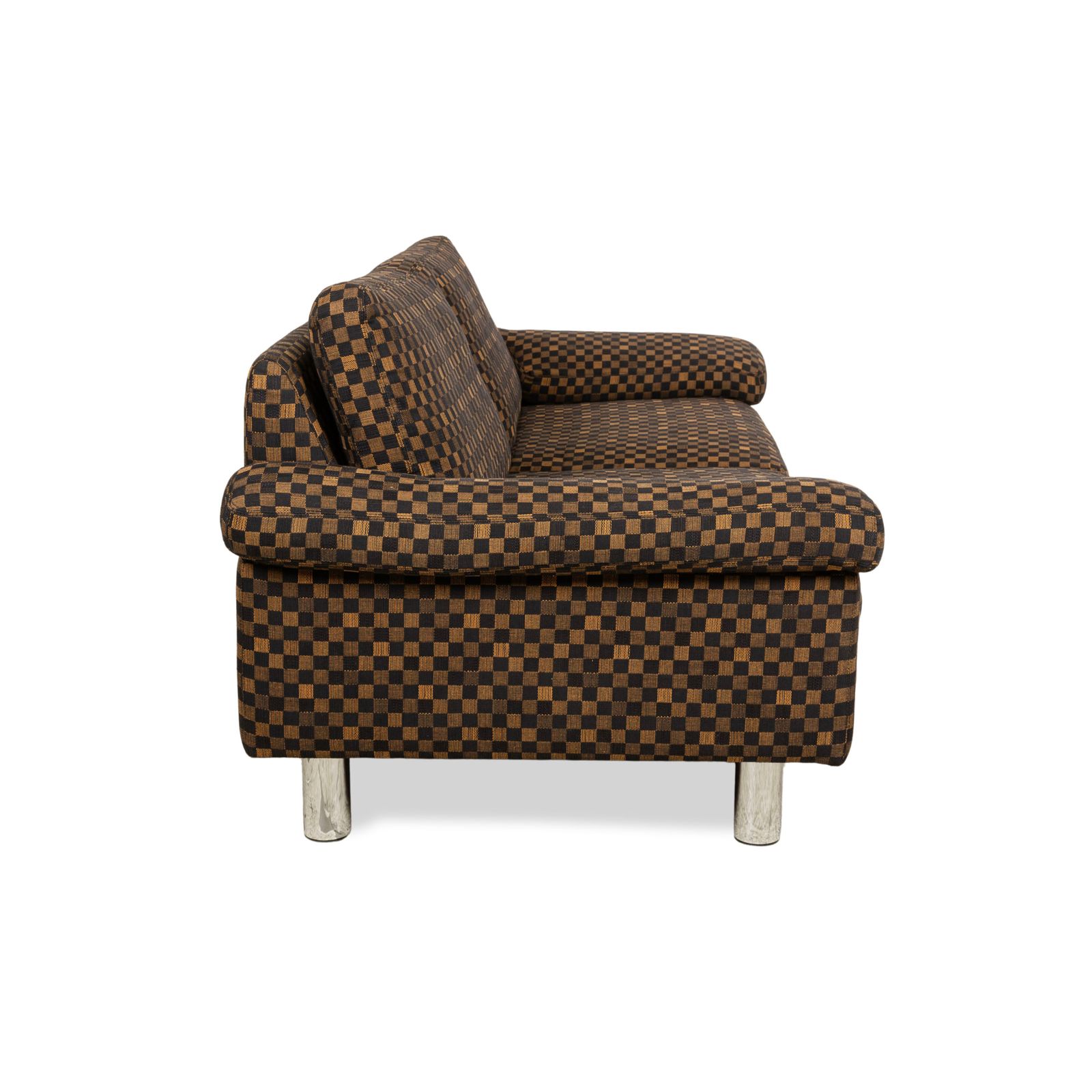 photo furniture Canapé Cor Conseta 2 places en tissu, noir et brun