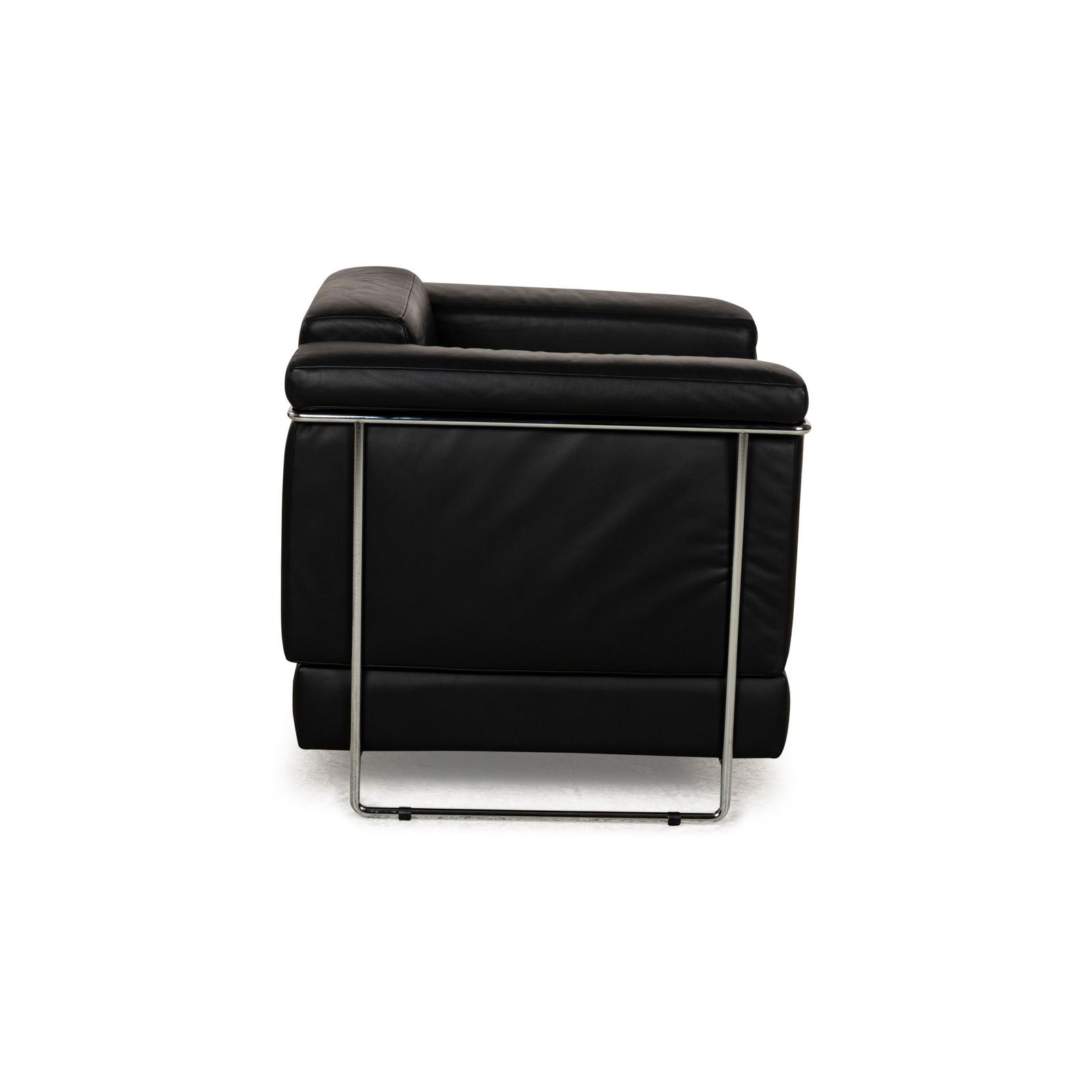 Mobilier Fauteuil Züco Carat en cuir noir photo