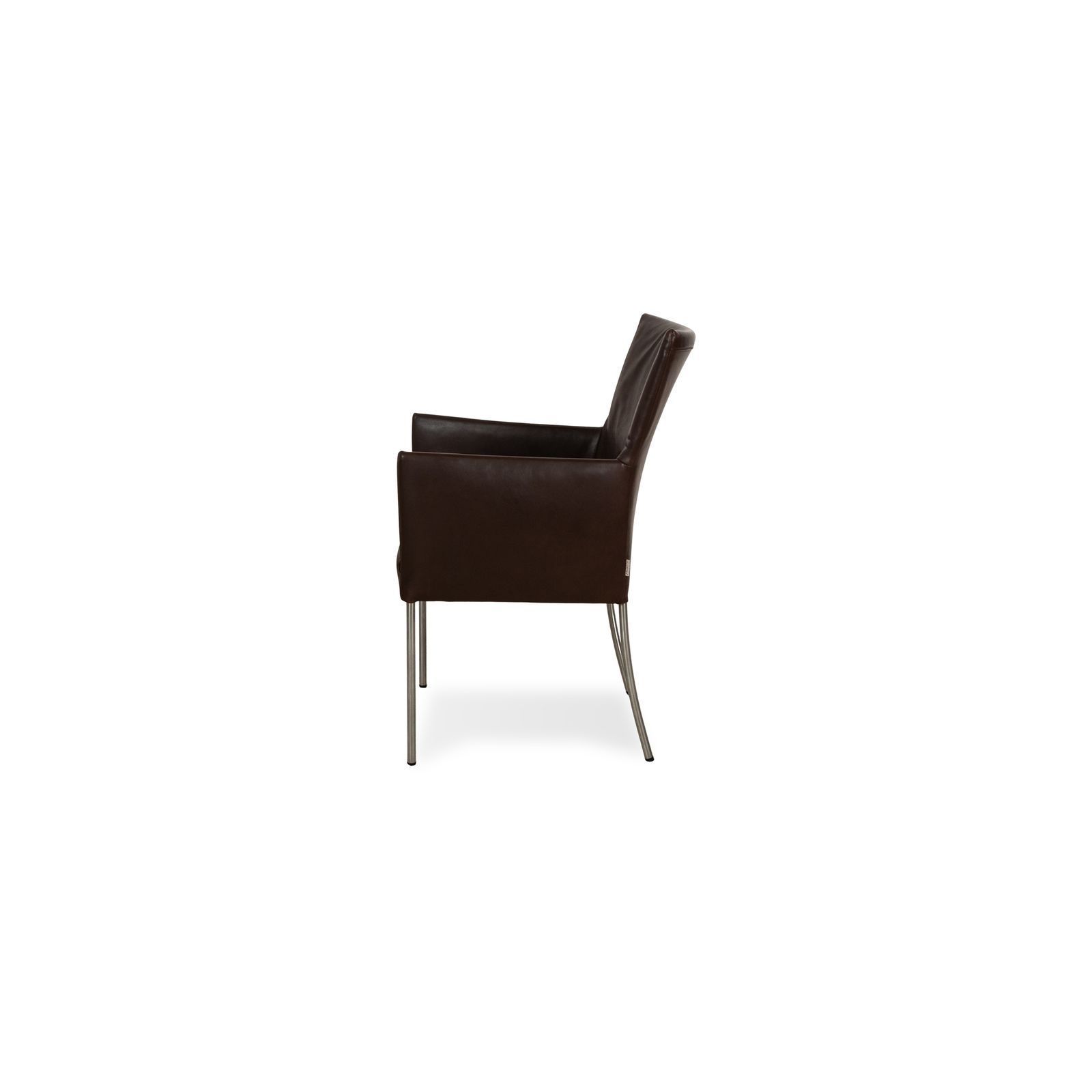 photo for sale Set Van 6 Bert Plantagie Arc E Leren Stoelen Bruin Eetkamer