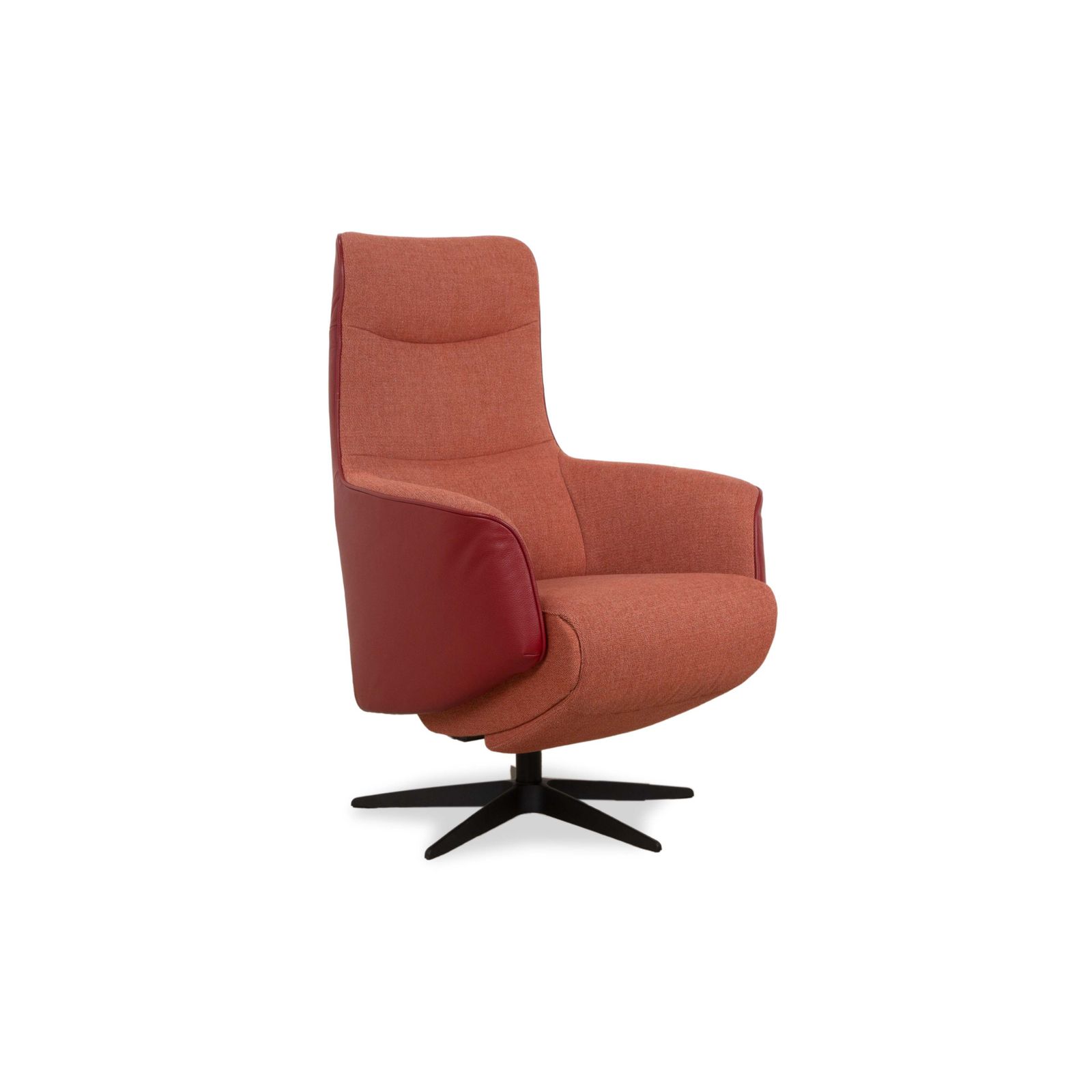 Sitting Vision Tw 043 Fabric Relax Chair Leather Red Orange Electr. Battery Function