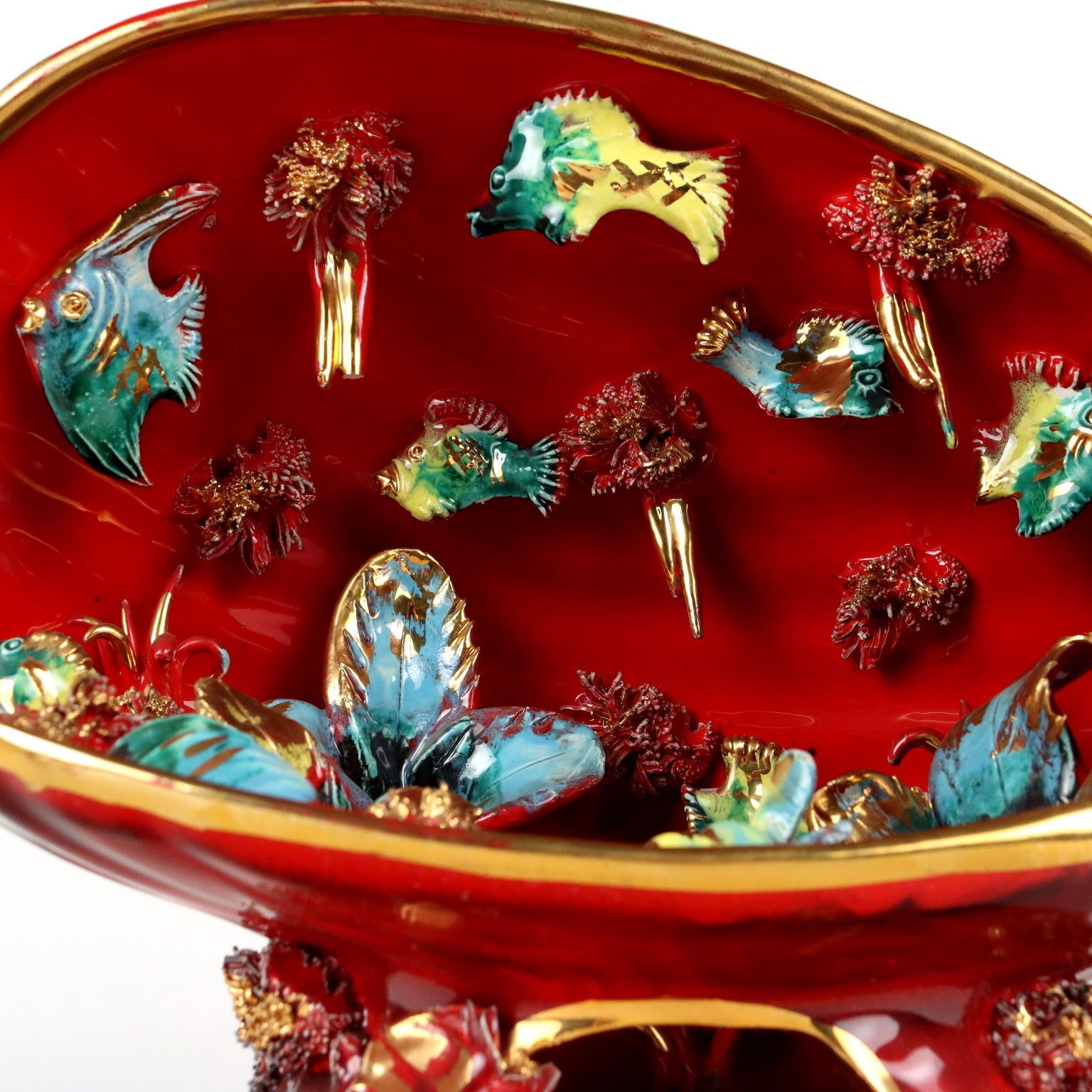 Coppia Di Sculture In Ceramica Vallauris photo 340.0