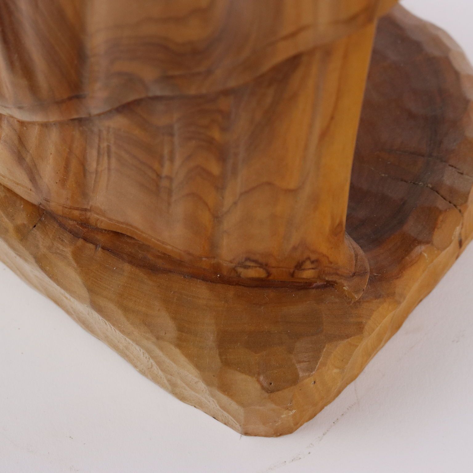 photo for sale Antique Sculpture Olive Wood Italy XX Century