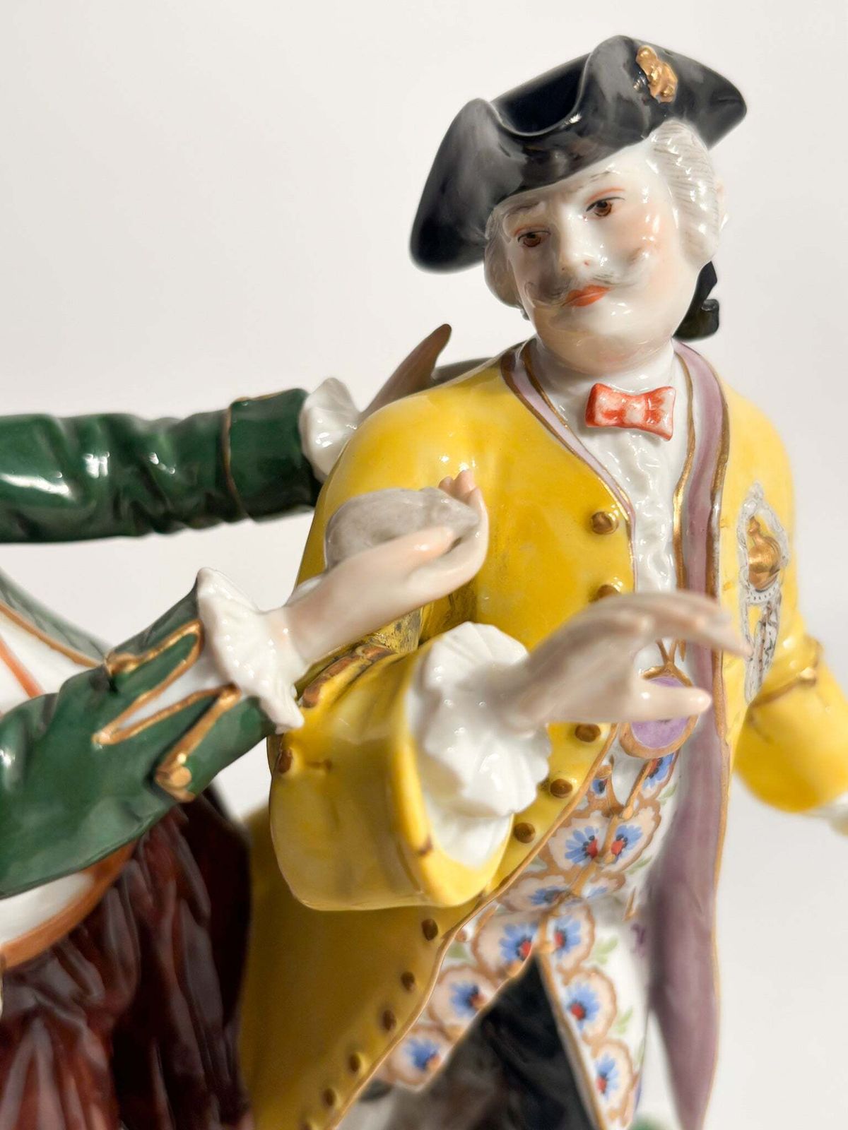 Home Decor Polychrome Porcelain Sculpture Group From Ludwigsburg Of The 1800s photo