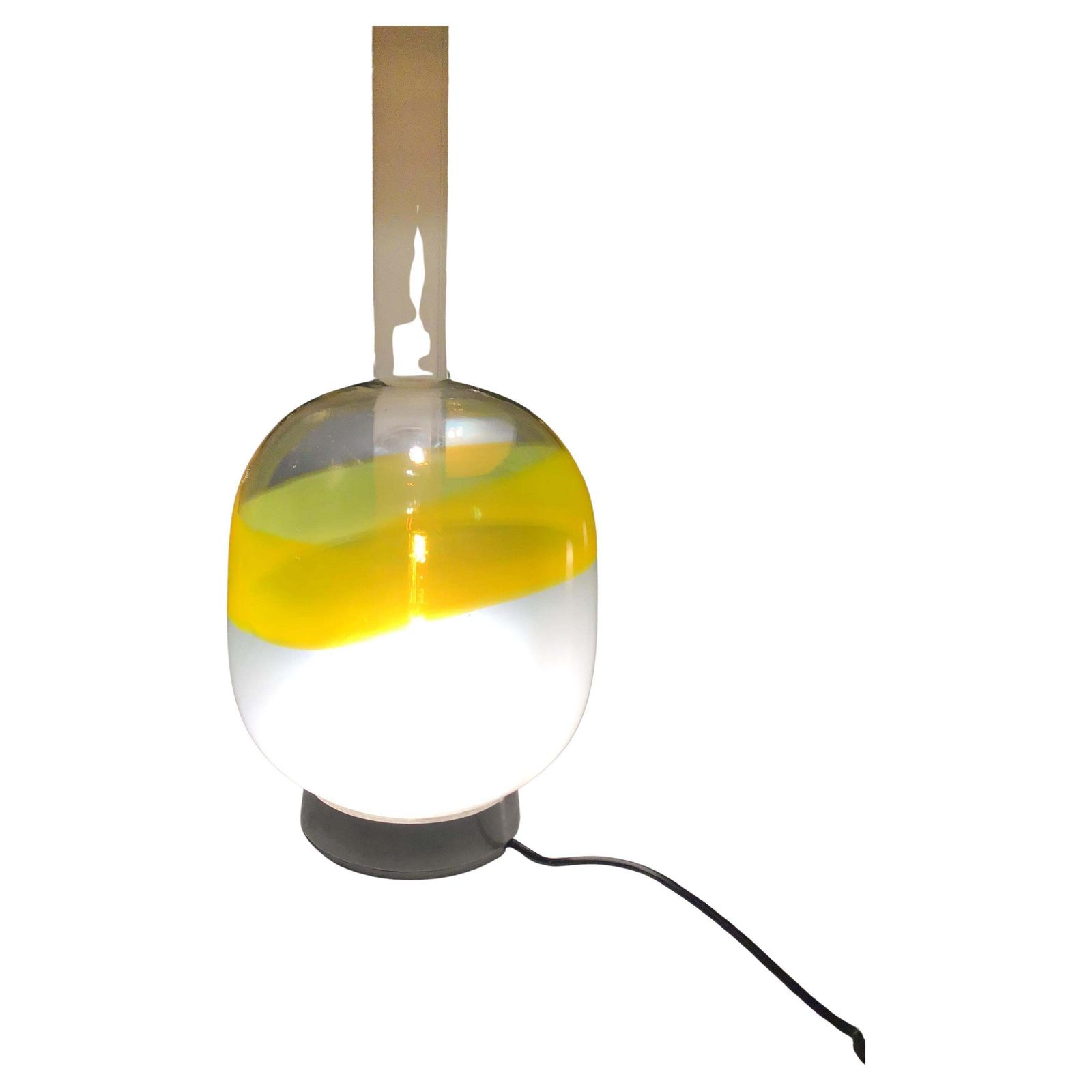 Stilnovo Table Lamp  Metal Crome Opal Glass 1955 Italy