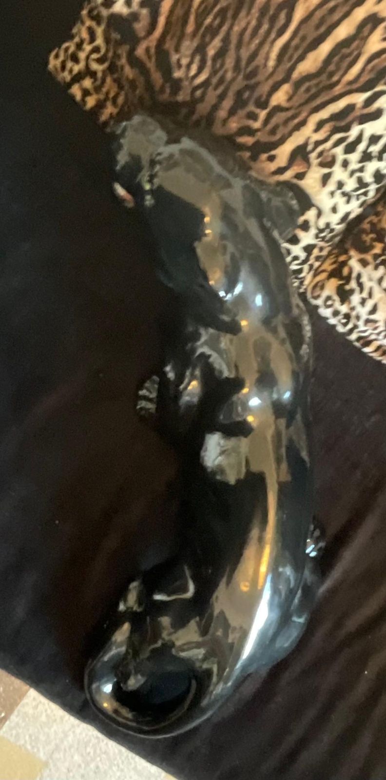 photo buy Ceramic Bassano   Black Panther   Made In Italy 1960