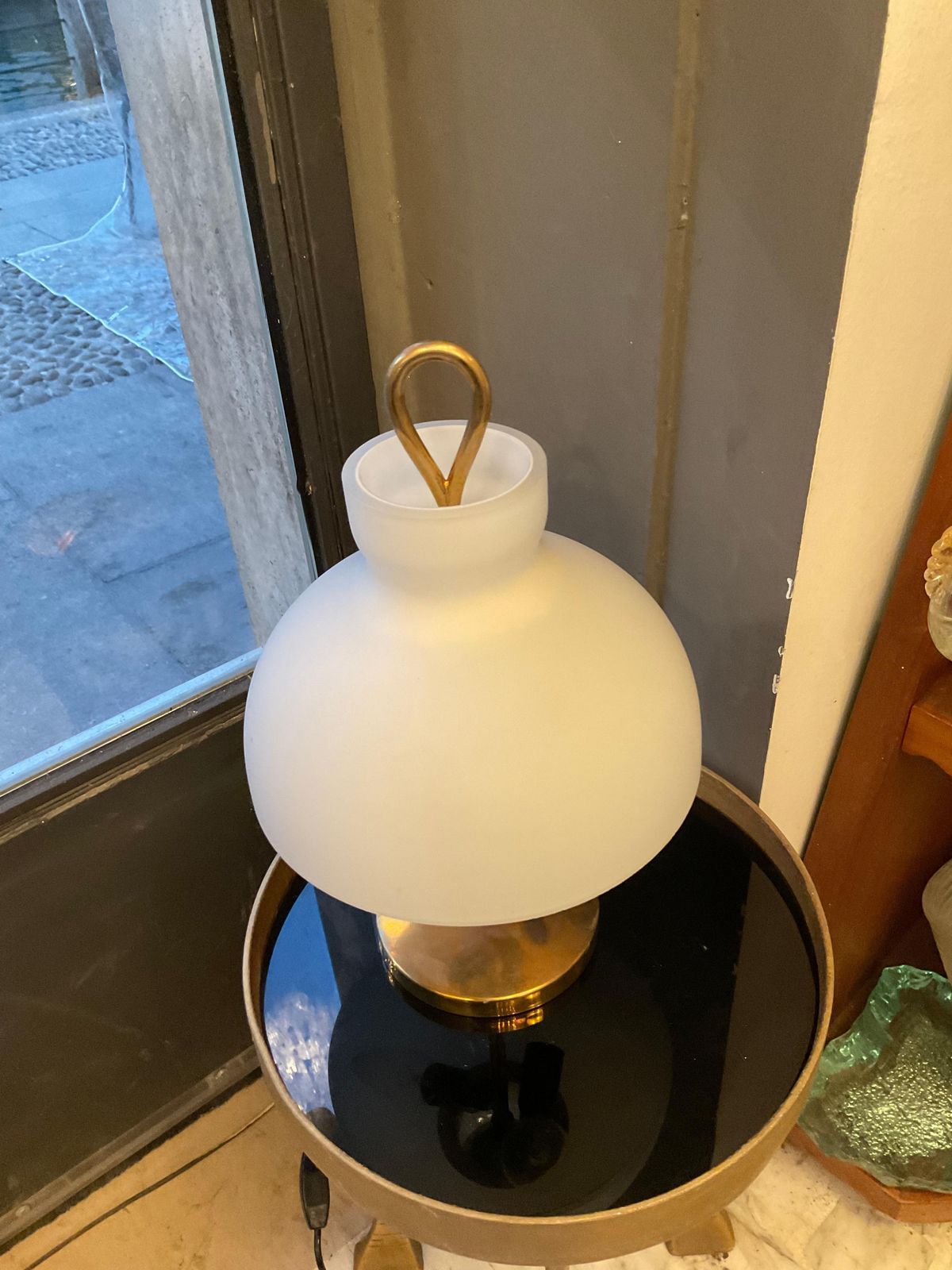 Ignazio Gardella   Azucena   Low Arenzano Model Table Lamp   (1950).' photo for sale